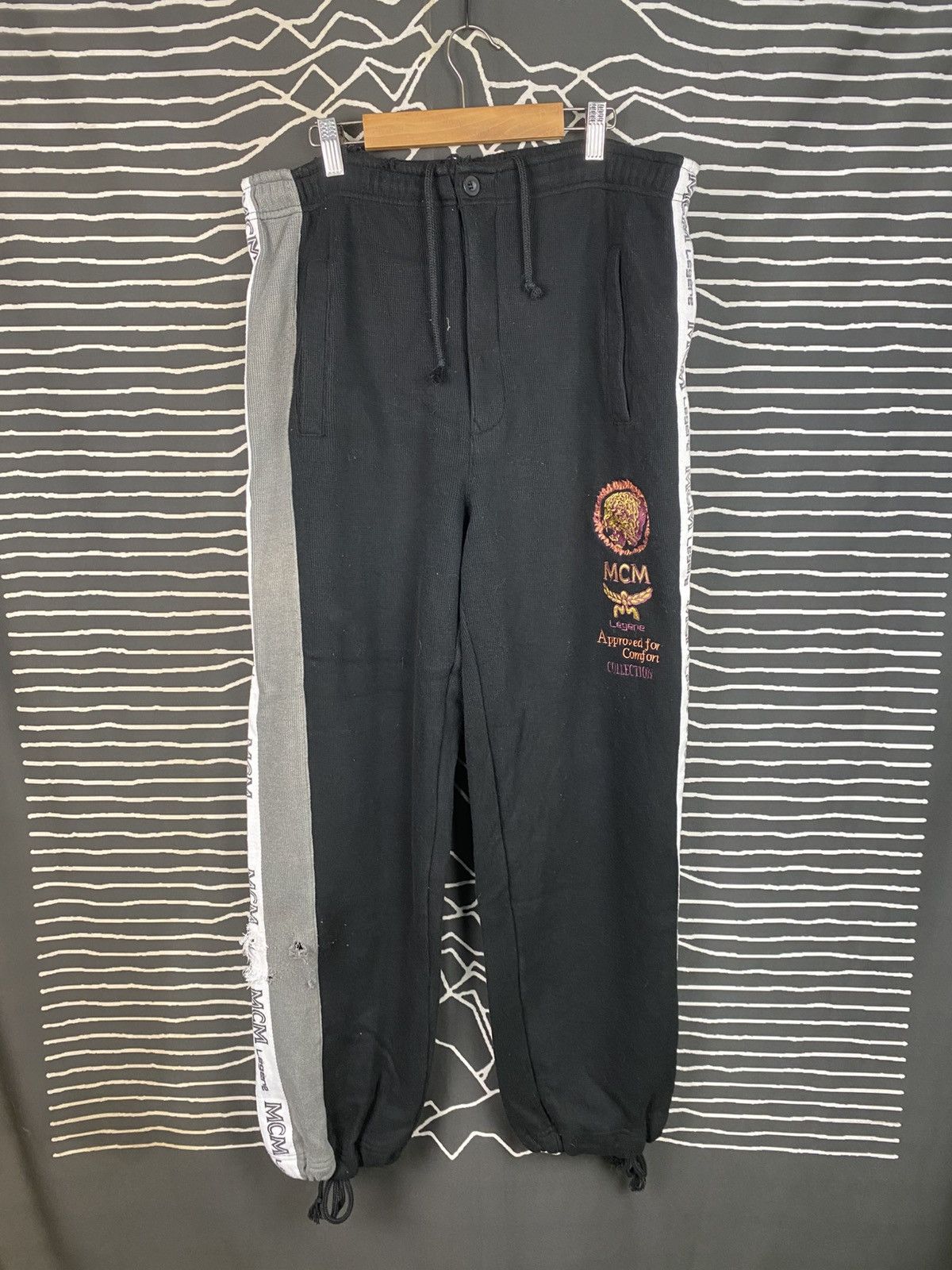 Vintage Distress MCM Jogger Pants