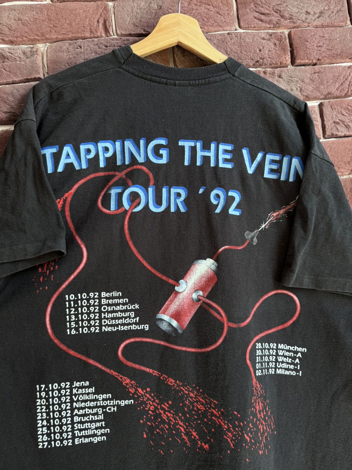 Band Tees 1992 Rare Sodom Tapping Vein Thrash Metal Band Vintage tee Size US XL / EU 56 / 4 - 11 Thumbnail
