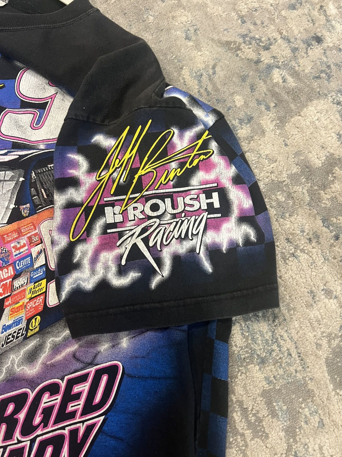 Other Jeff Burton Race Car Tshirt Size US XL / EU 56 / 4 - 3 Thumbnail