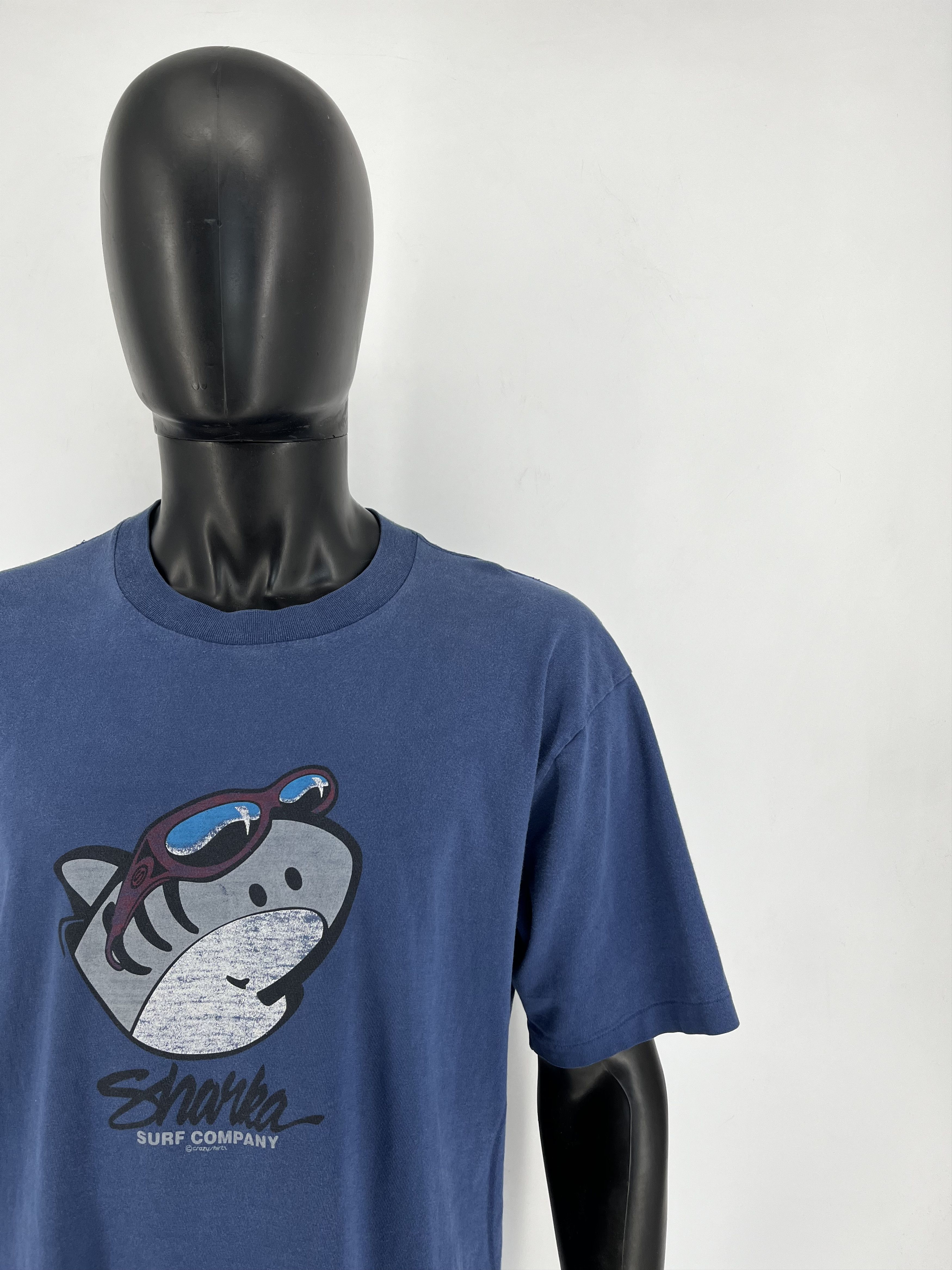Vintage Vintage Y2K Sharka Surf Co. by Crazy Shirt (USA Made) Size US XL / EU 56 / 4 - 7 Thumbnail