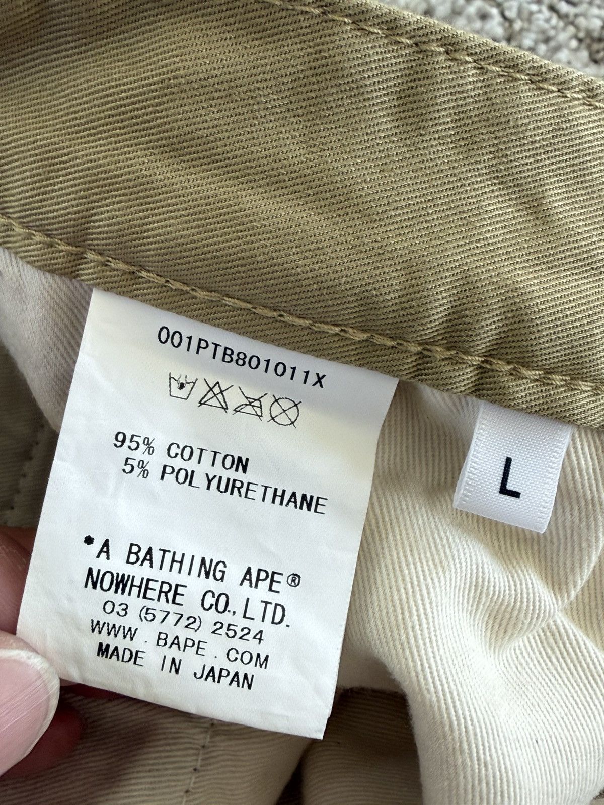 Bape Bape khaki Pants Size US 32 / EU 48 - 4 Thumbnail