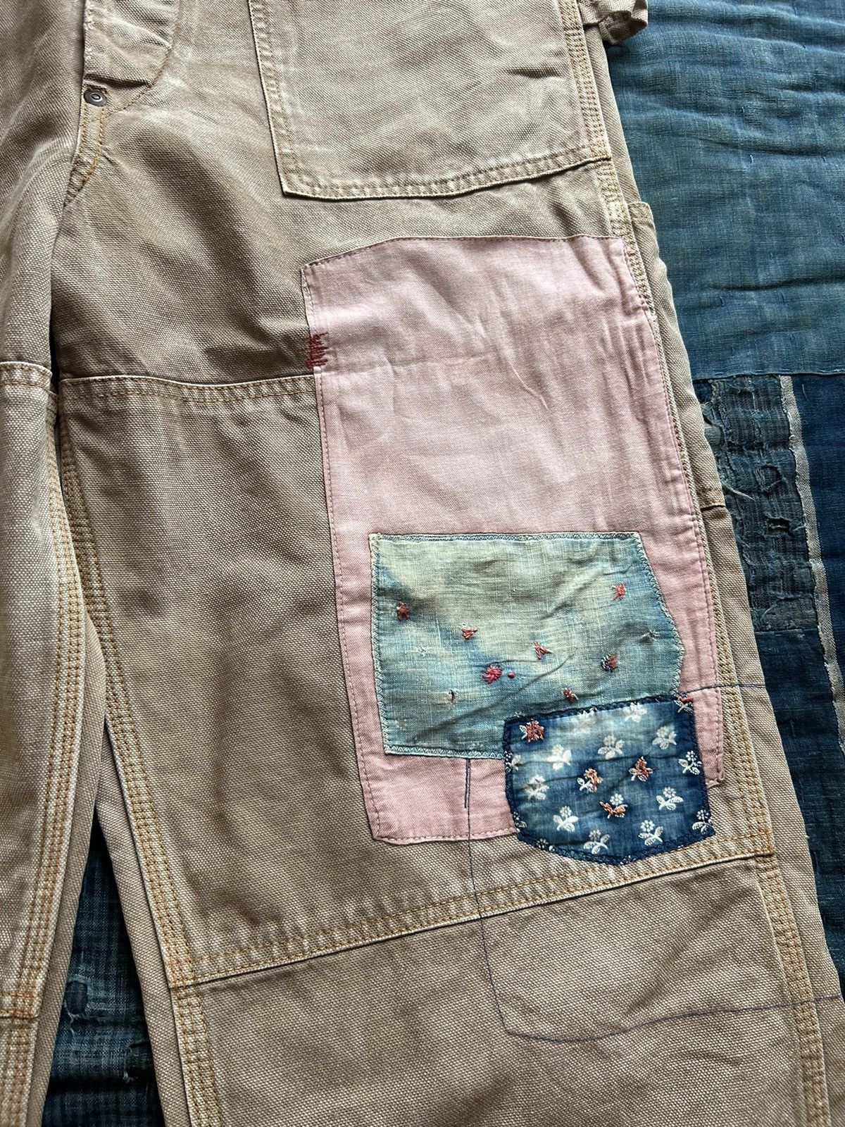 Kapital × Kapital Kountry Kapital patchwork painter pants kountry Size US 30 / EU 46 - 6 Thumbnail