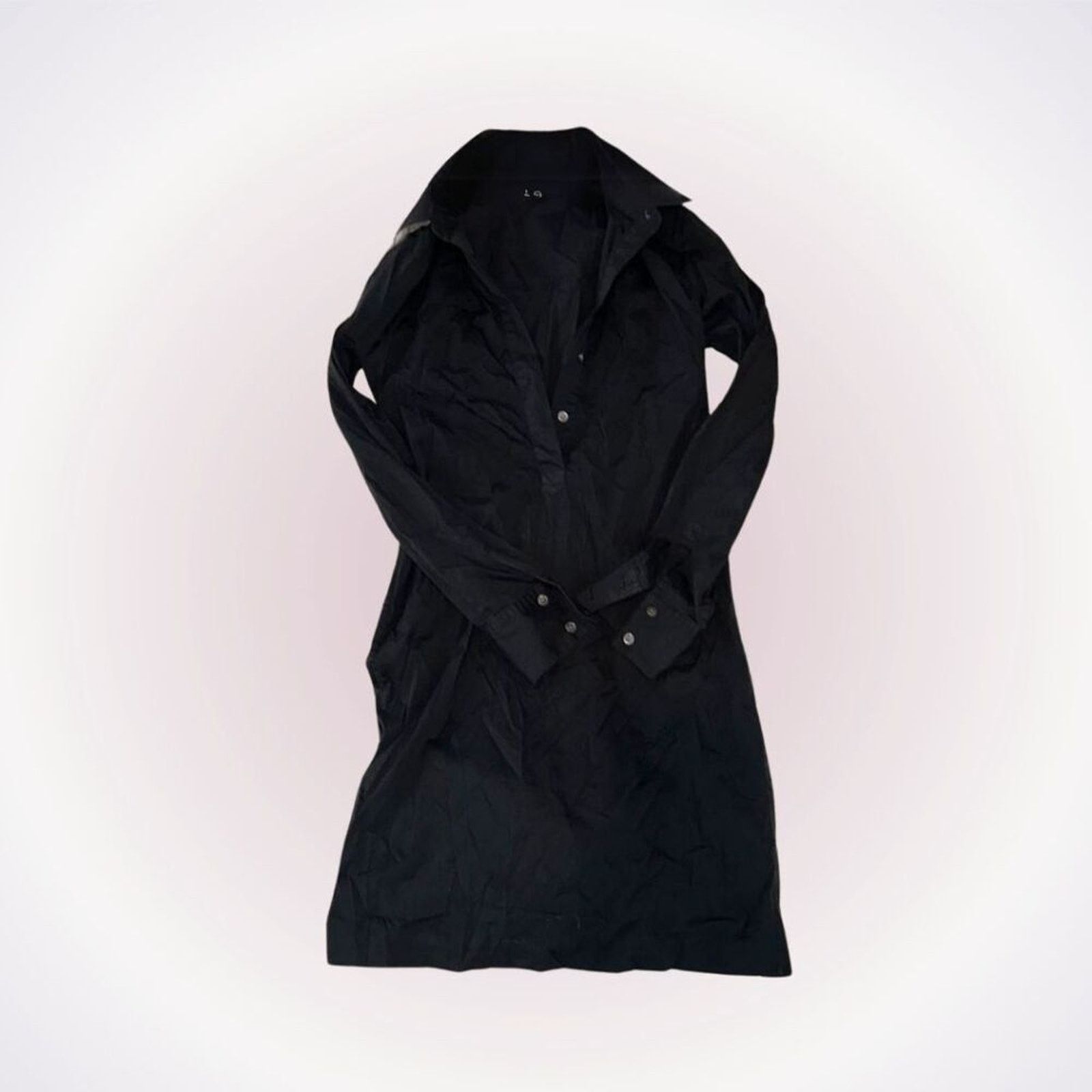 Theory Theory black collared mini dress | Sz 4 Size S / US 4 / IT 40 - 1 Thumbnail