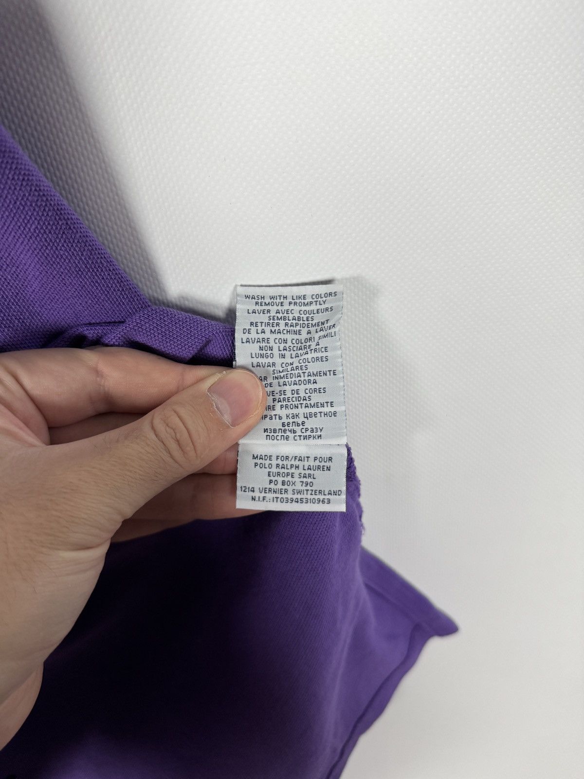 Polo Ralph Lauren Polo Ralph Lauren Vintage Polo Shirt Purple Big Pony Size L Size US L / EU 52-54 / 3 - 10 Thumbnail