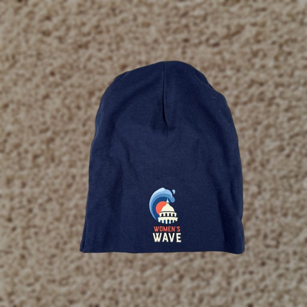 Vintage Royal Apparel Beanie Womens One Size Blue Jersey Logo Ski Womens Size ONE SIZE - 1 Thumbnail
