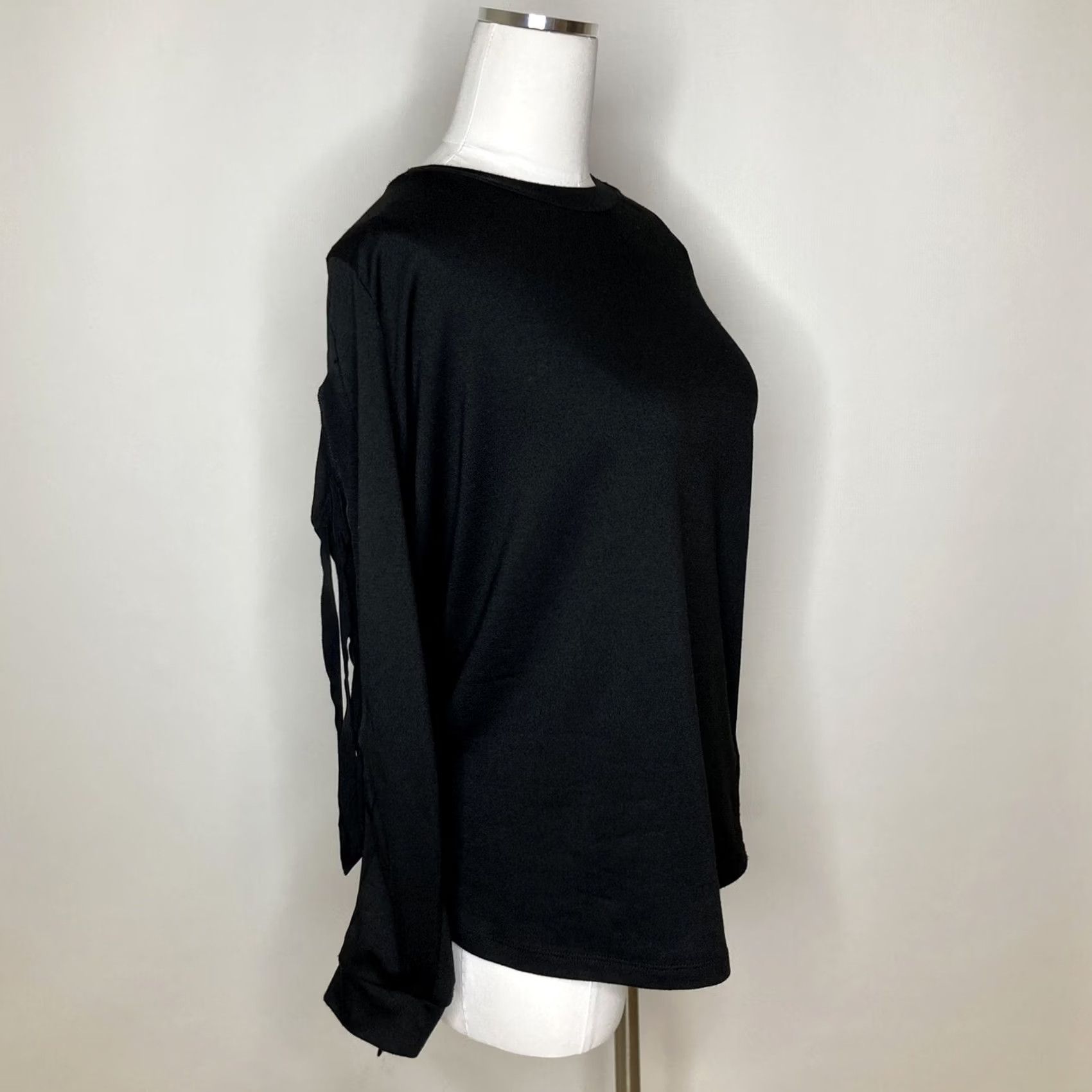 Vintage VINTAGE Pleione Black Ribbon Tie Long Sleeve Tunic Sweater? 0 Size M / US 6-8 / IT 42-44 - 2 Thumbnail