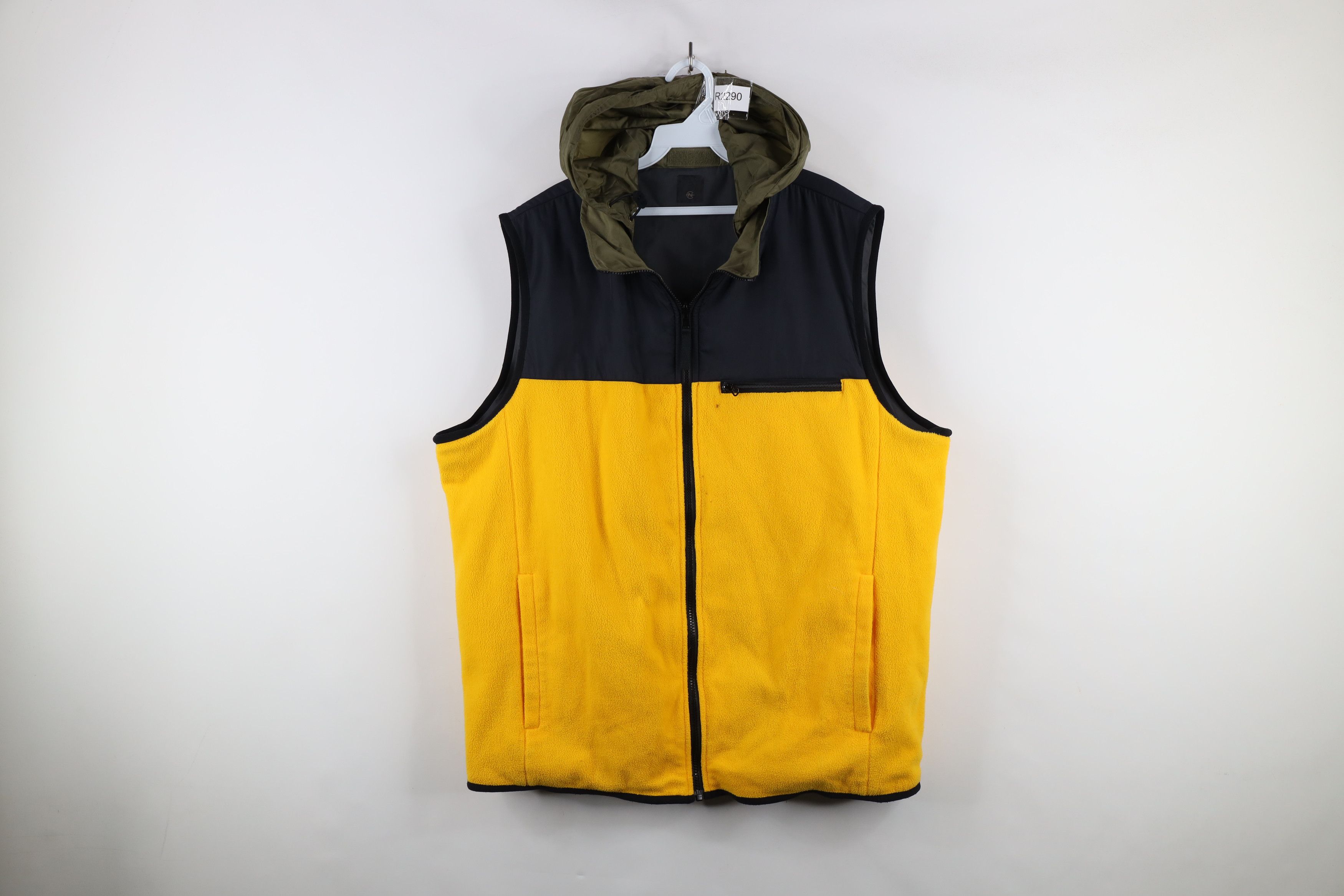 Nautica × Vintage Vintage 90s Nautica Competition Reversible Hooded Jacket Size US XXL / EU 58 / 5 - 11 Thumbnail