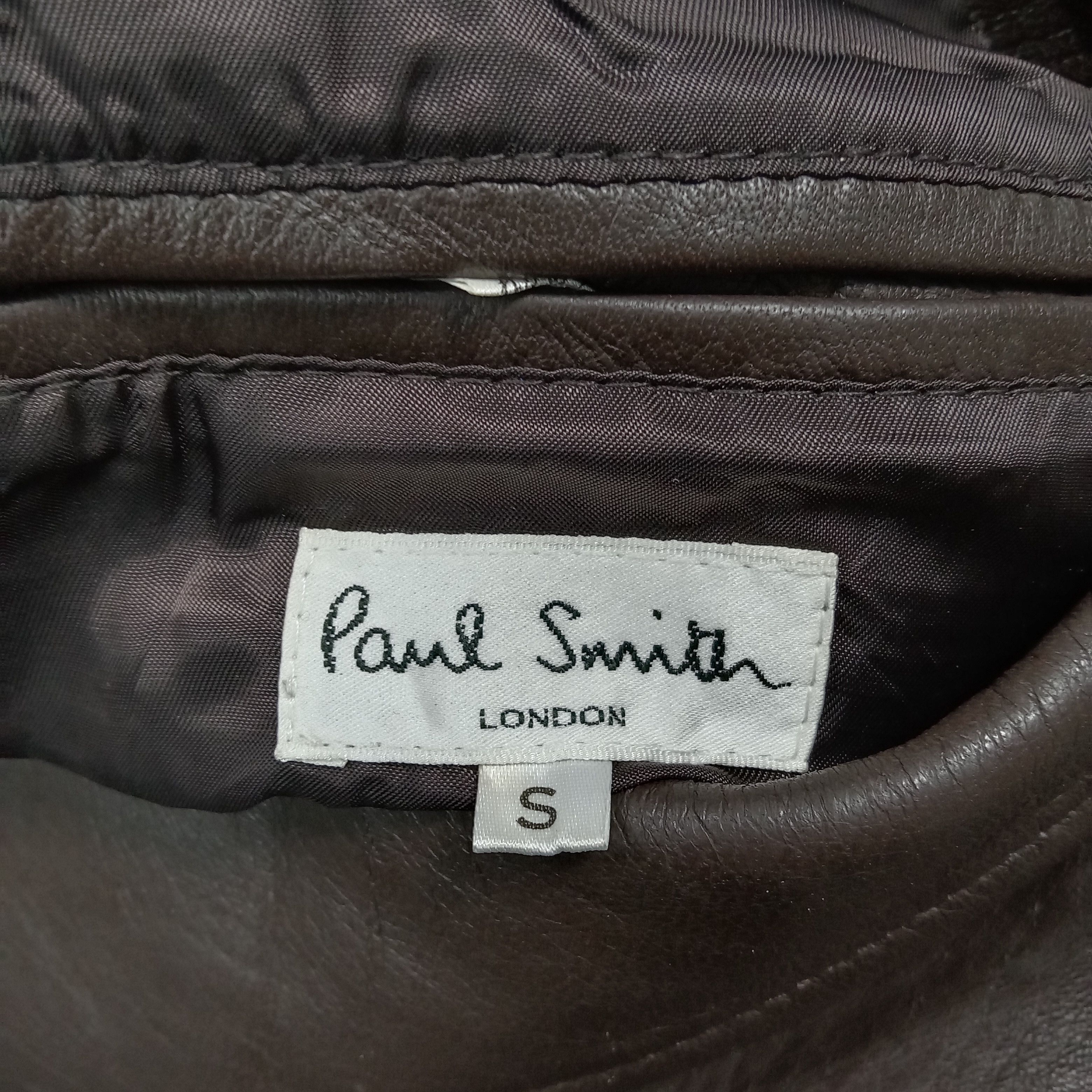 Paul Smith Paul Smith London Leather Blazer Jacket C275N12 Size US S / EU 44-46 / 1 - 4 Thumbnail
