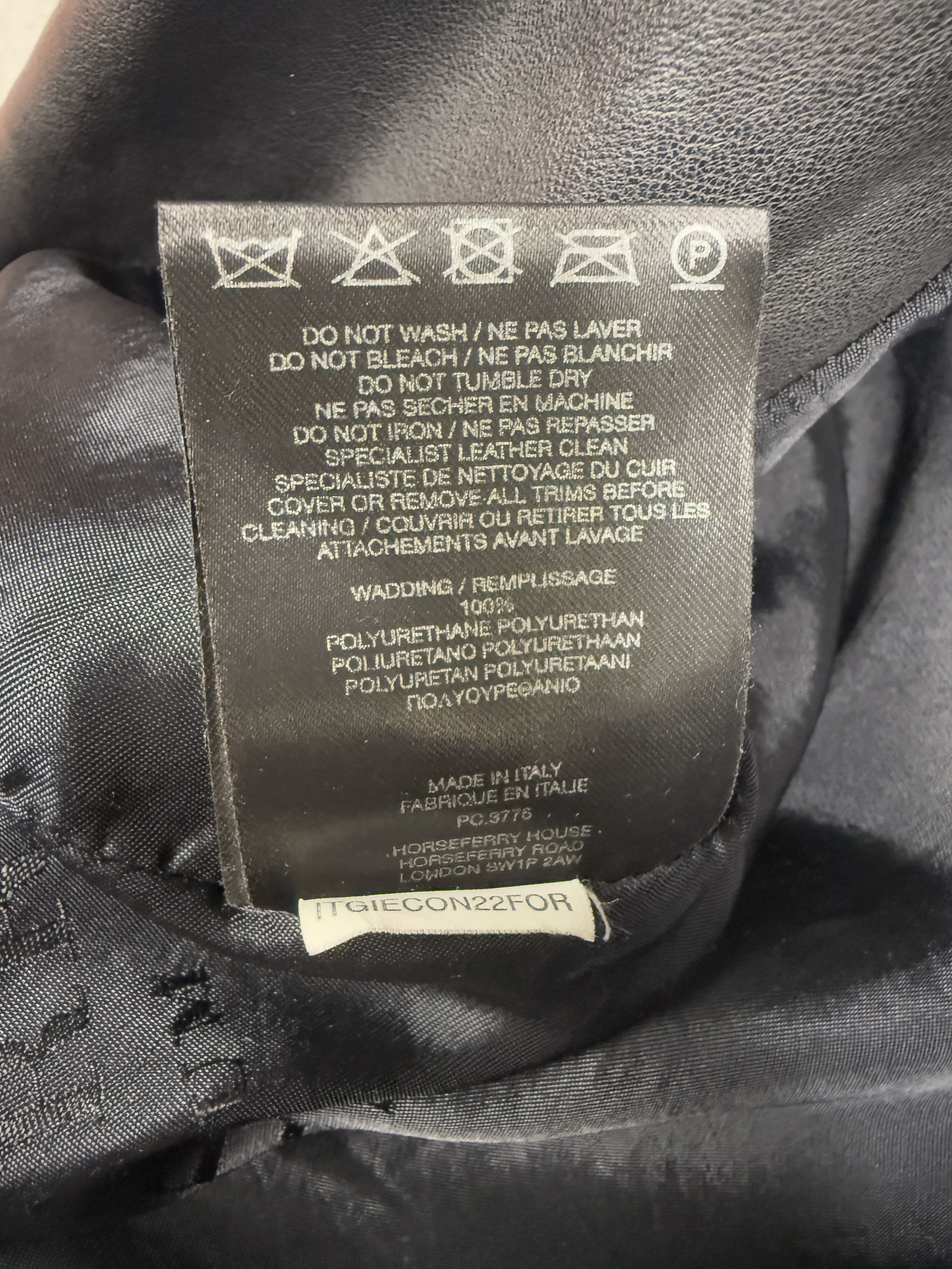 Burberry Prorsum Burberry Prorsum SS11 Quilted Leather Biker Jacket Size XS / US 0-2 / IT 36-38 - 8 Thumbnail