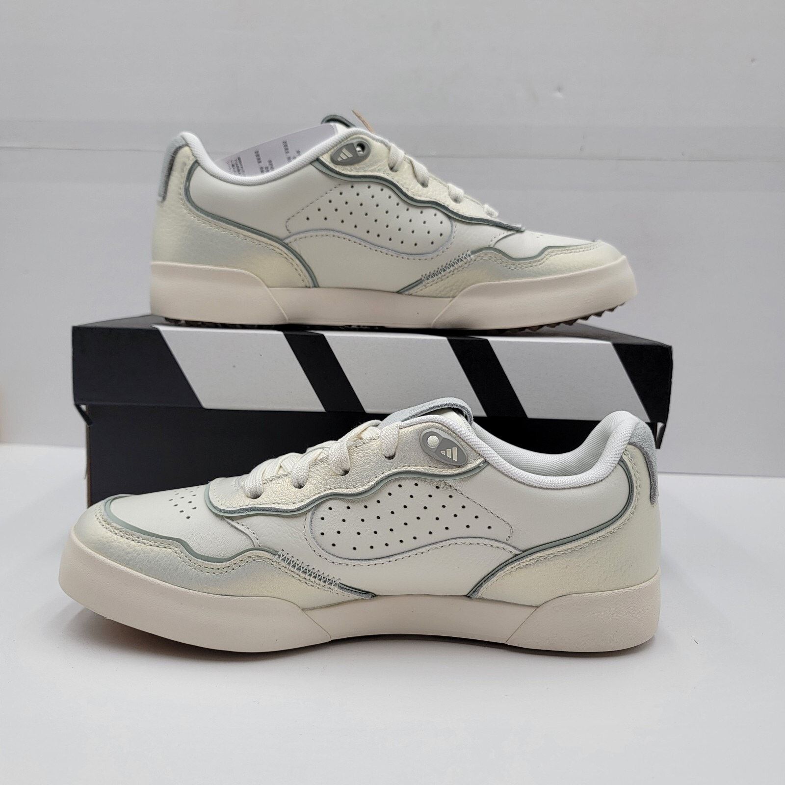Adidas Adidas RetroCross 25 White Silver Golf Shoes - Women's 7 Size US 7 / IT 37 - 2 Thumbnail