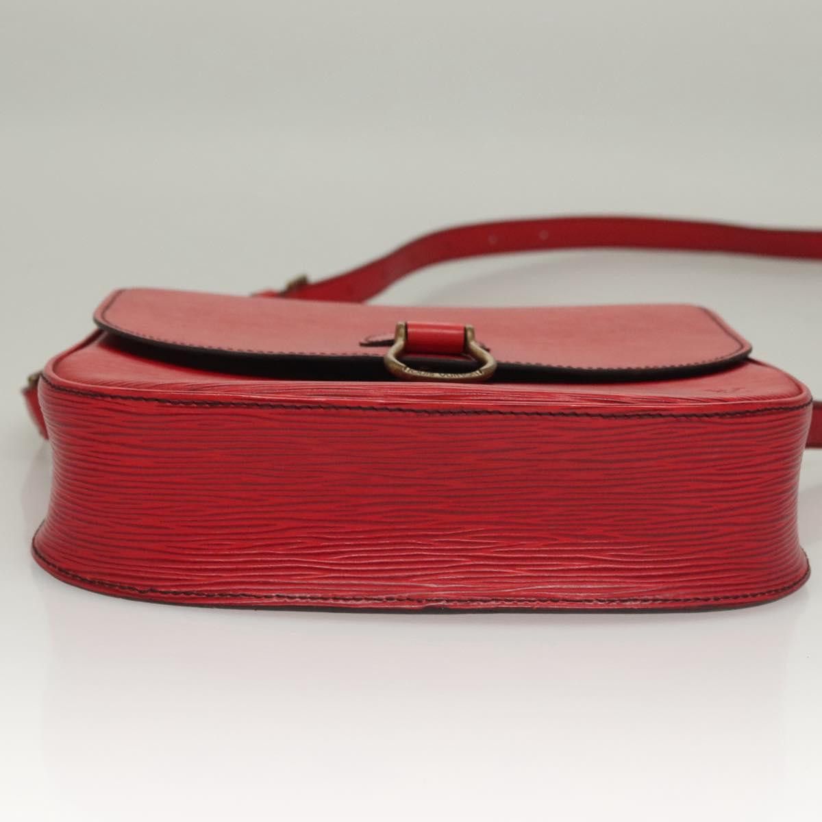 Louis Vuitton LOUIS VUITTON Epi Saint Cloud GM Shoulder Bag Red M52197 Size ONE SIZE - 5 Thumbnail