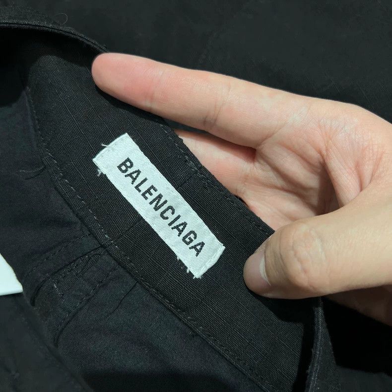 Balenciaga Balenciaga size 34 New Embroidered Letter Denim Skirt Size 33" - 5 Thumbnail