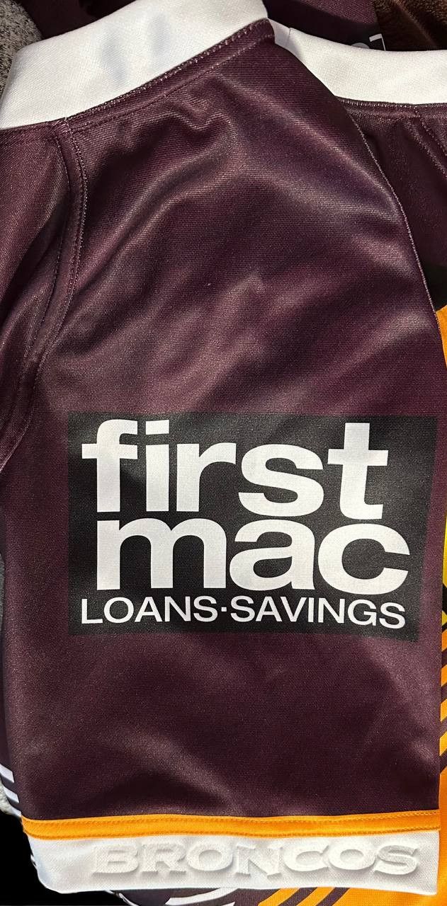 Asics Brisbane Broncos 2024 NRL City ASICS Jersey RUGBY LEAGUE Size US XL / EU 56 / 4 - 3 Thumbnail