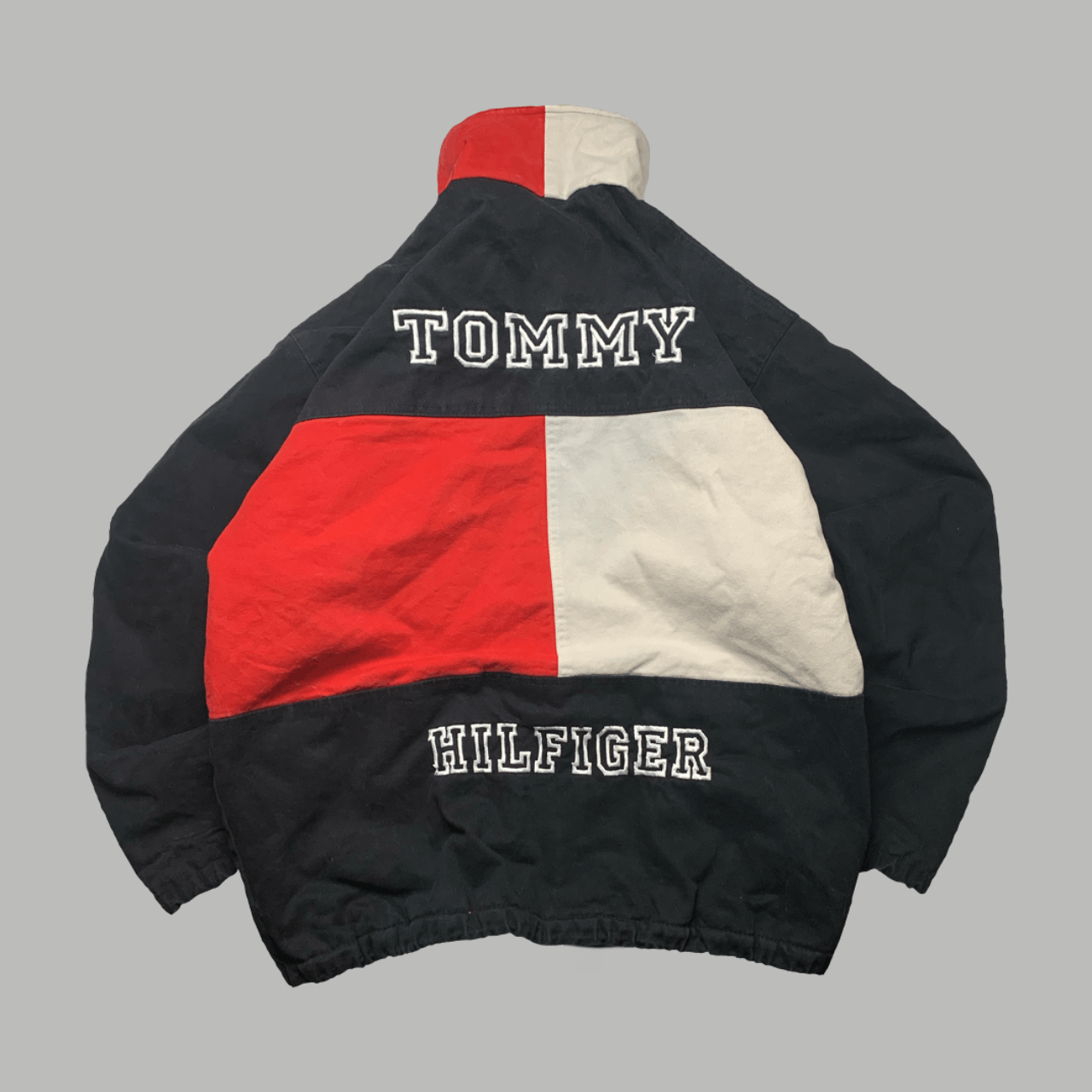 Tommy Hilfiger × Vintage 1/1 Unique Vintage BOOTLEG OG Tommy Hilfiger spellout jacket Size US XXL / EU 58 / 5 - 3 Thumbnail