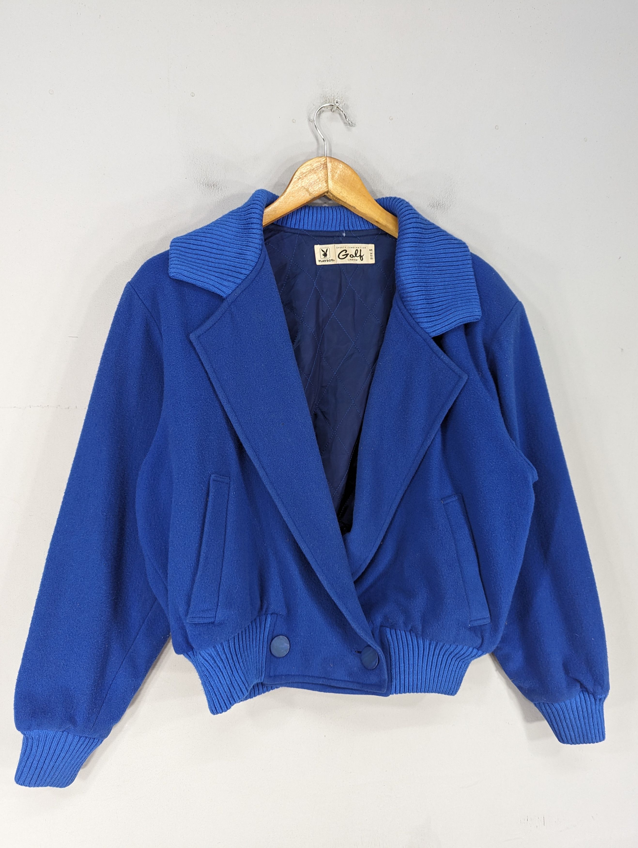 Playboy 🔥RARE🔥Vintage Playboy Golf Wool Short Jacket Size S / US 4 / IT 40 - 2 Thumbnail