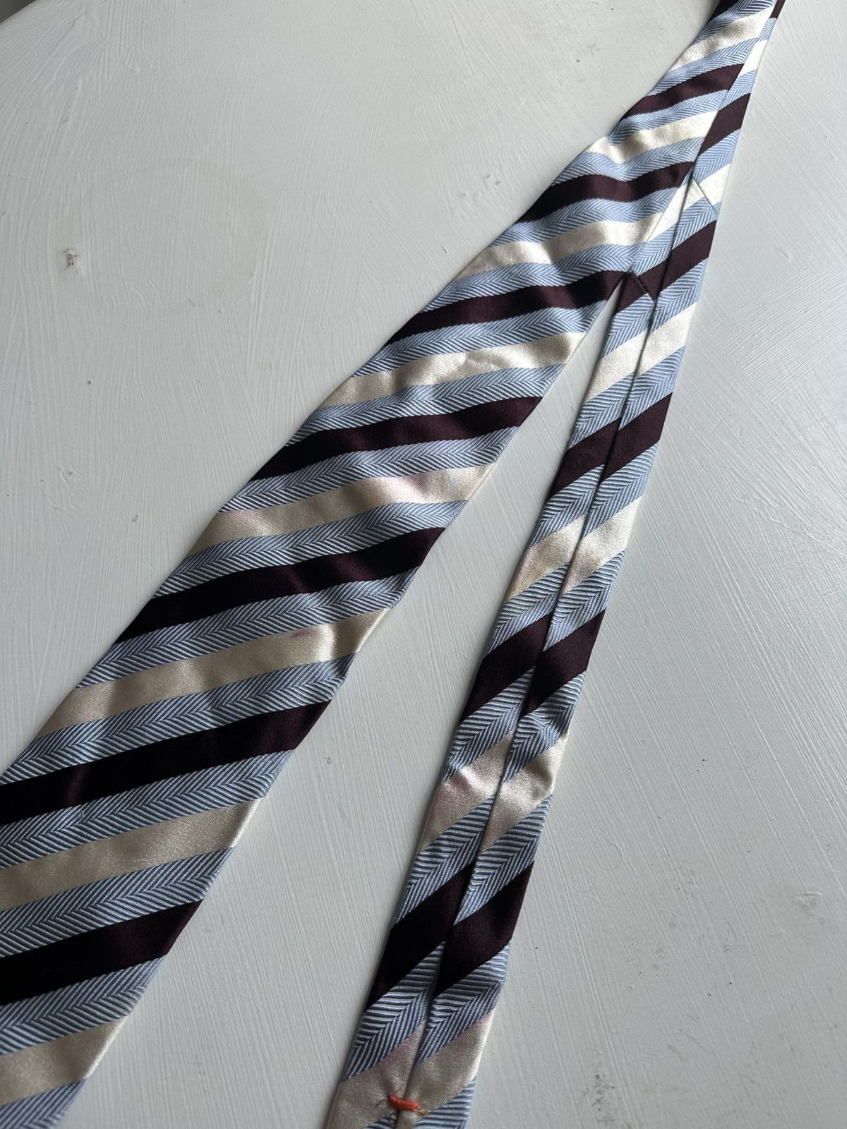 Ermenegildo Zegna × The Tie Bar Ermenegildo Zegna Tie 90s Monogram Cravatca Y2K Calssic Size ONE SIZE - 2 Thumbnail