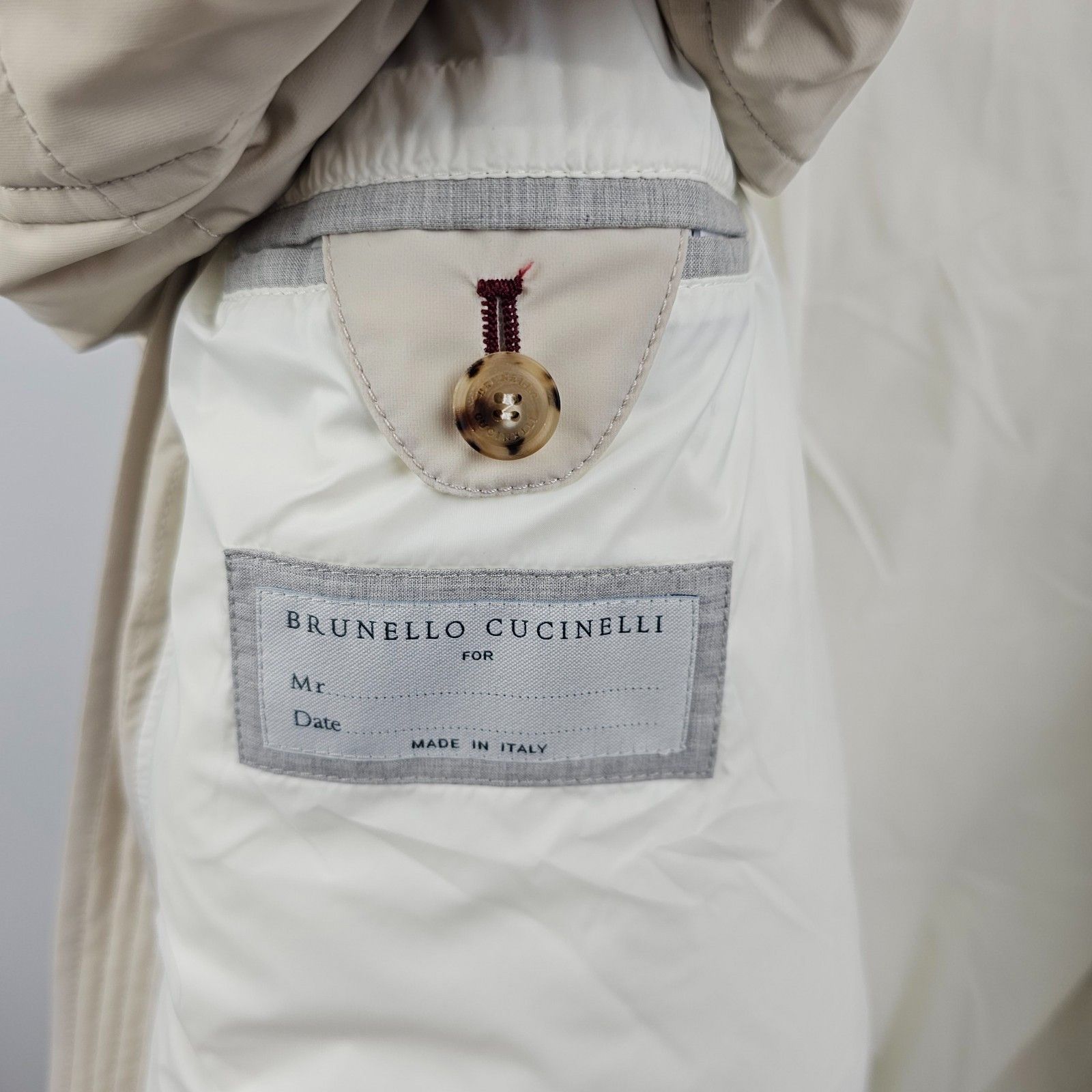 Brunello Cucinelli BRUNELLO CUCINELLI Beige Down Jacket New & Authentic Size XX Size US XXL / EU 58 / 5 - 6 Thumbnail