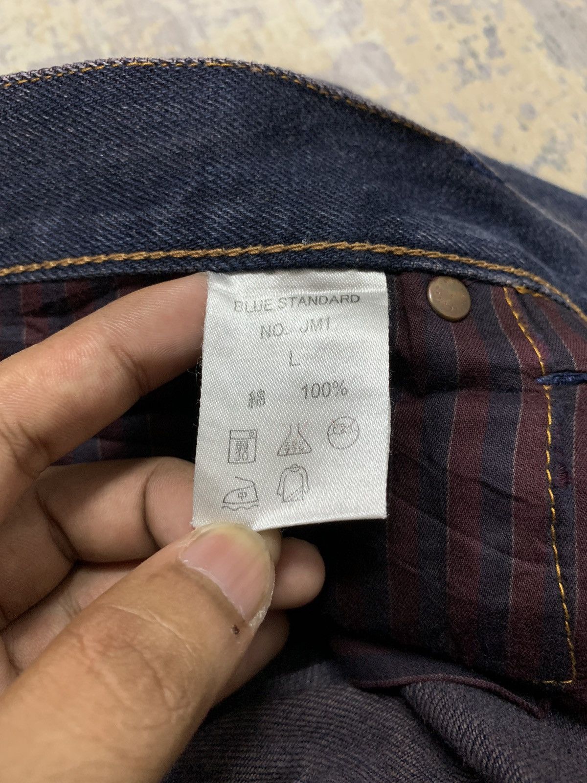 Japanese Brand Japanese Blue Standard Vintage Est. 1978 Faded Indigo Jeans Size US 32 / EU 48 - 16 Thumbnail