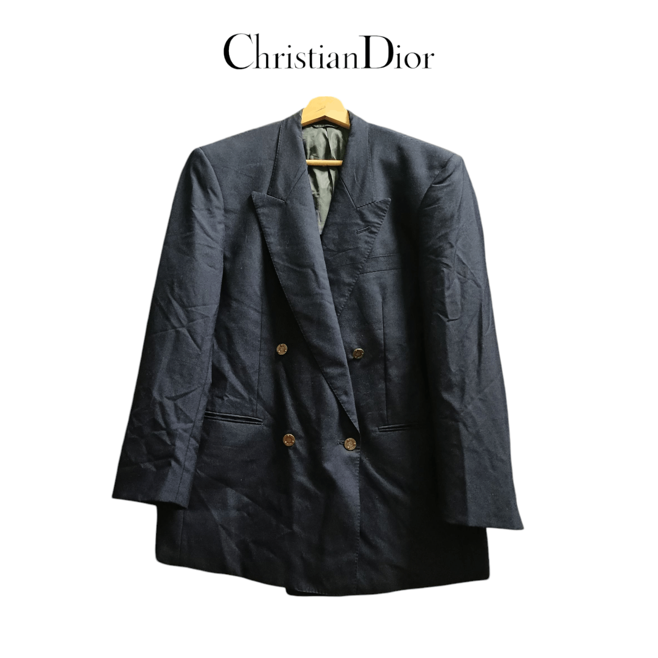 Christian Dior Monsieur × Vintage Vintage Christian Dior Monsieur Double Breasted Blazer Size US M / EU 48-50 / 2 - 1 Thumbnail