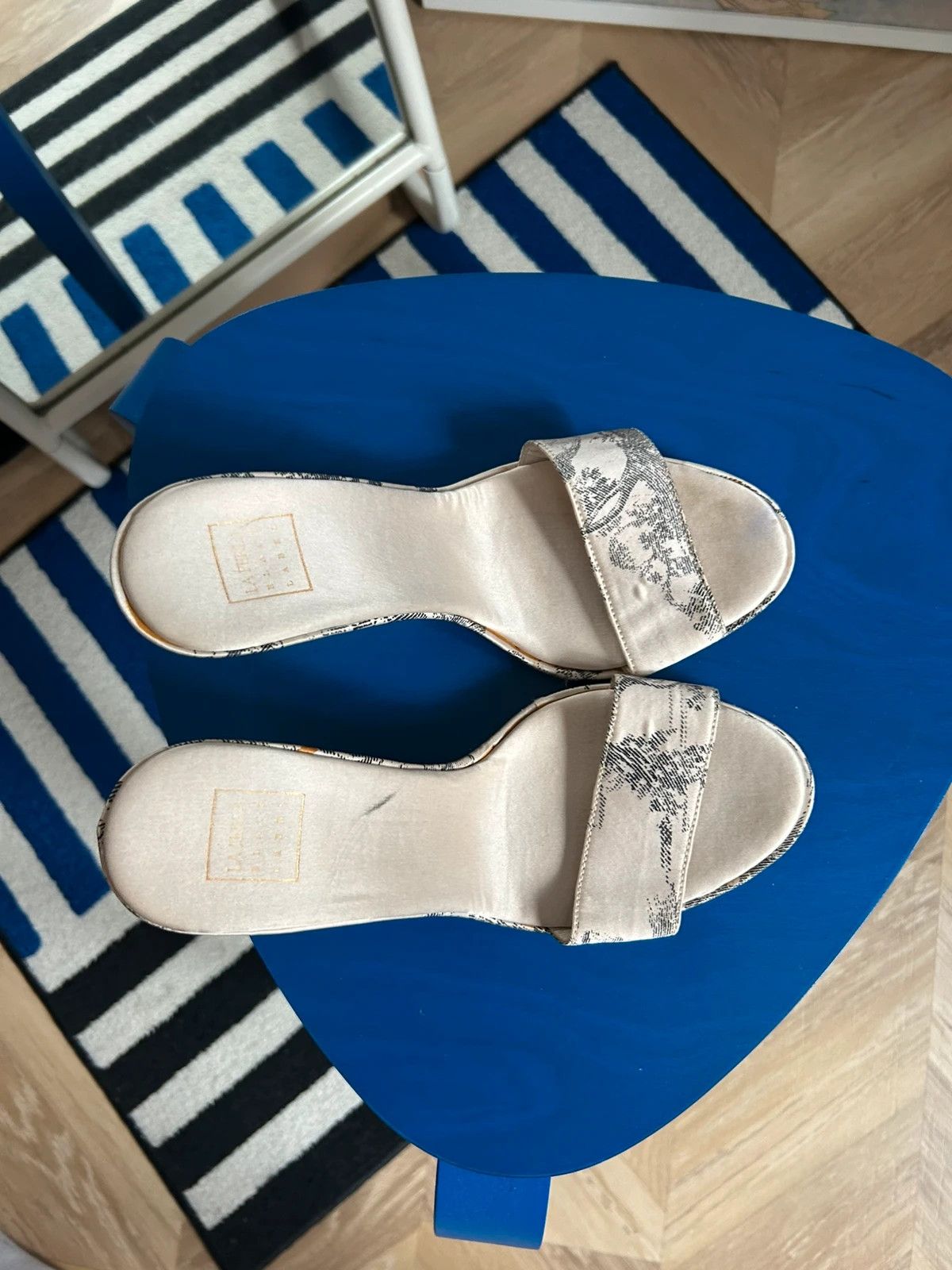 La Perla La Perla Print Wedge Sandals Size US 7 / IT 37 - 6 Thumbnail