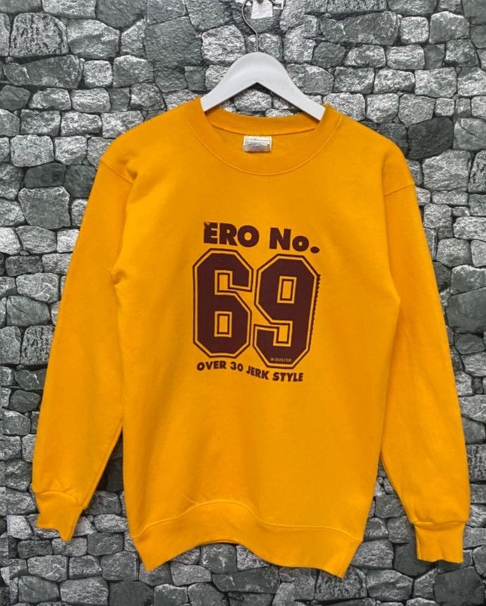 Vintage Vintage W.Buster Ero No 69 Over 30 Jerk Style Sweatshirt Size US S / EU 44-46 / 1 - 1 Thumbnail