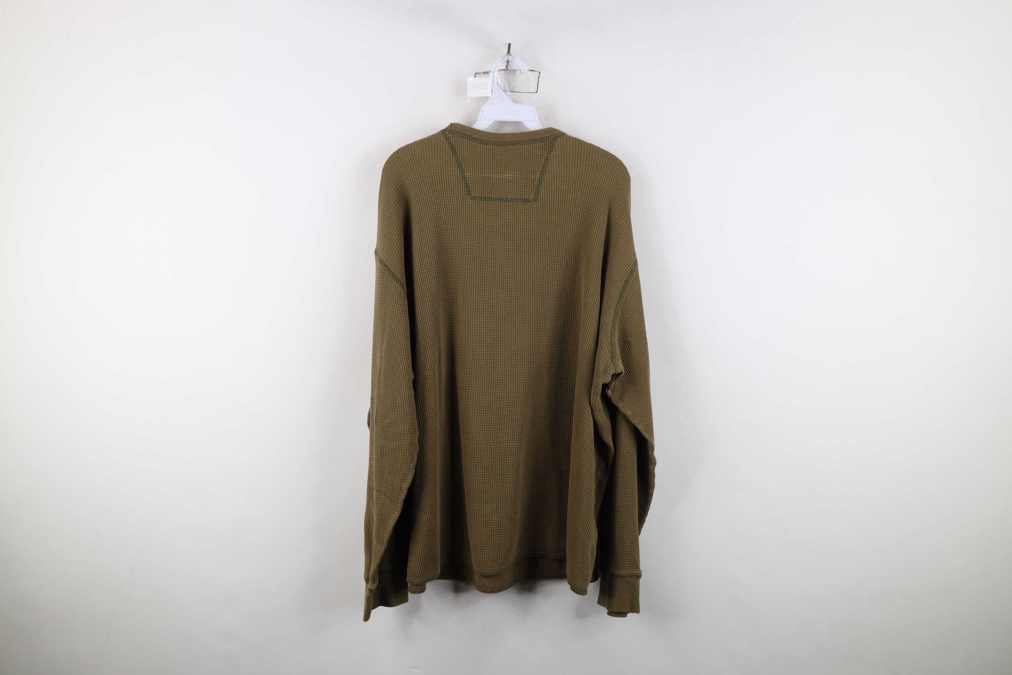Eddie Bauer Vintage Eddie Bauer Thermal Waffle Knit Long Sleeve T-Shirt Size US XXL / EU 58 / 5 - 13 Thumbnail