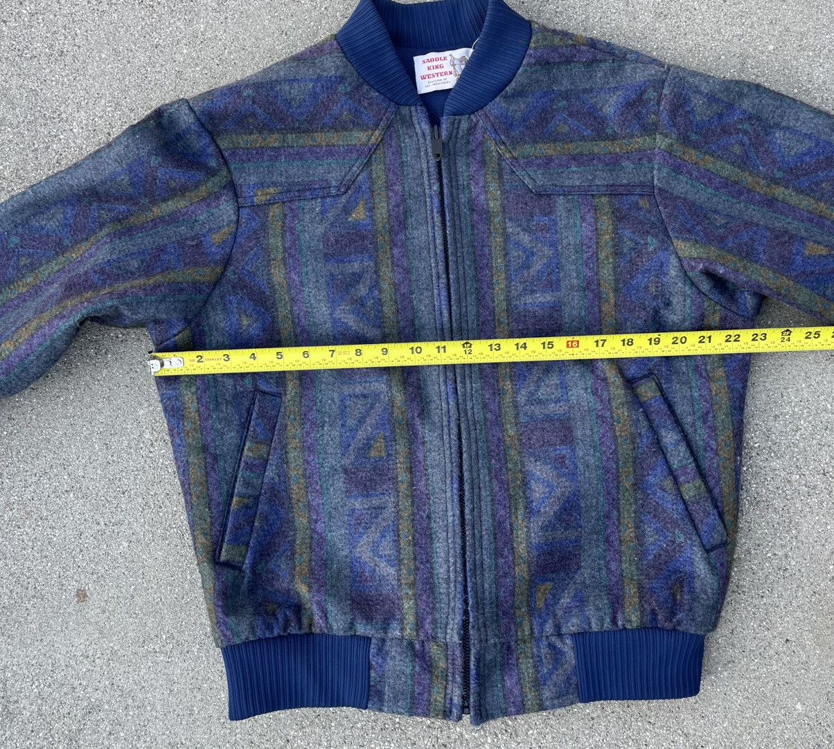 Other Vintage Saddle King Western Navajo Aztec Bomber Jacket Size US M / EU 48-50 / 2 - 5 Thumbnail