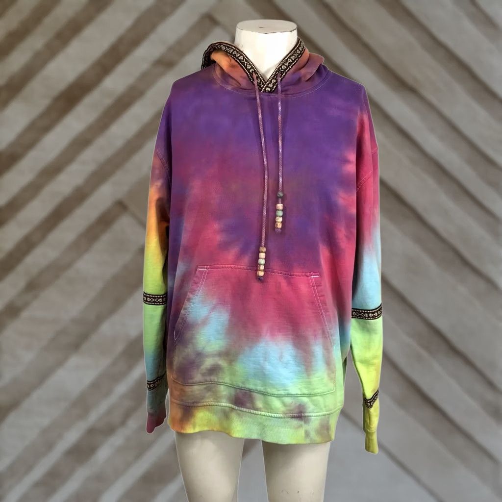 Walls WITHOUT WALLS Hooded Pullover Sweatshirt Mens L Tie Dye Long Sleeve Multicolor Size US L / EU 52-54 / 3 - 1 Thumbnail