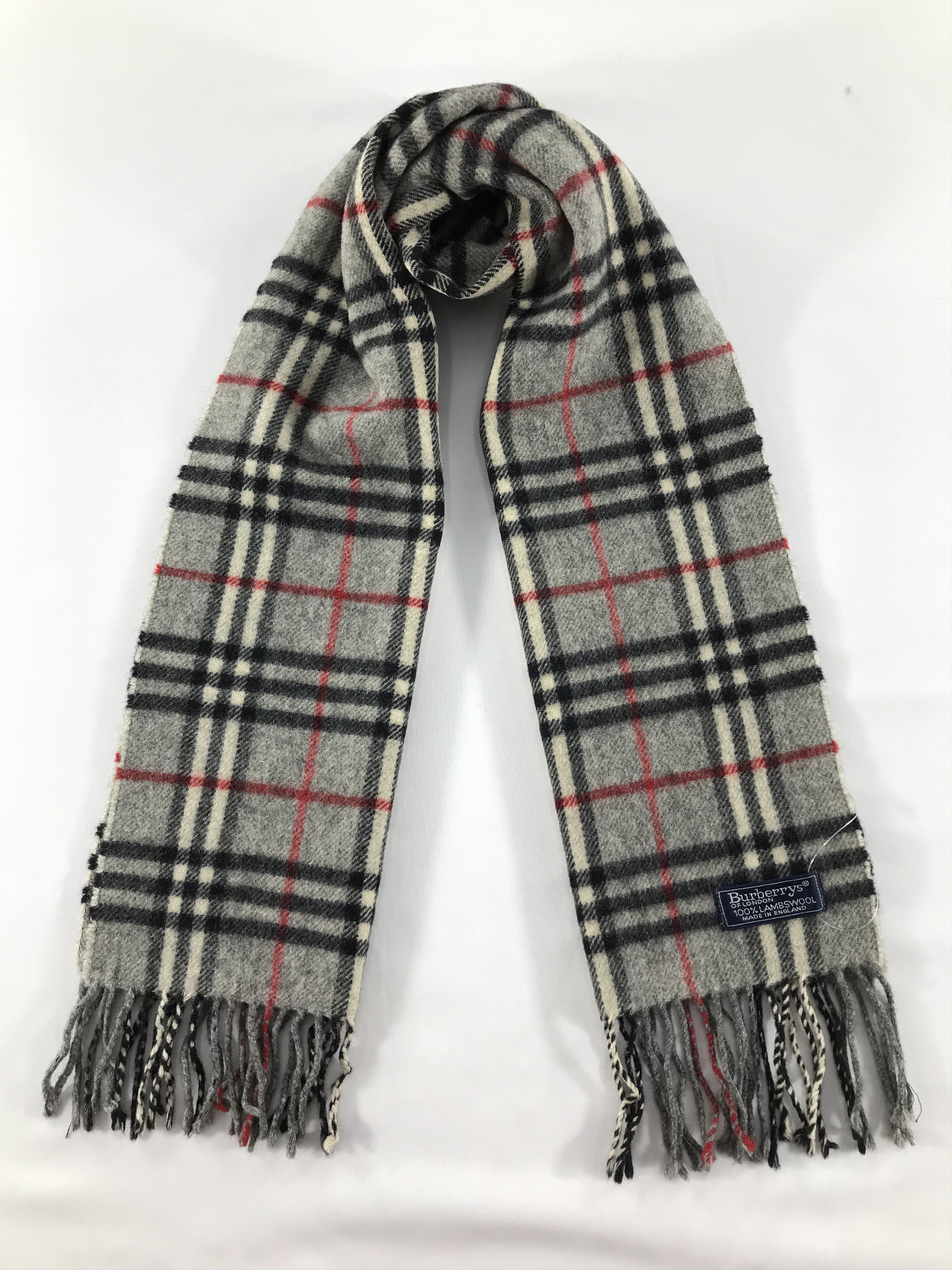 Burberry Vintage Burberry Scarf/Muffler/Neckwear MF1575 Size ONE SIZE - 1 Thumbnail