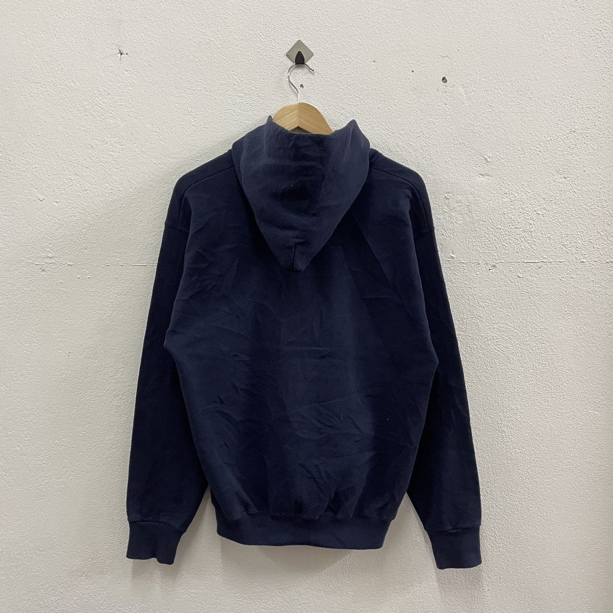 Tultex 🔥Vintage 90s Tultex Plain Minimalist Pullover Sweater Hoodie Size US M / EU 48-50 / 2 - 2 Thumbnail