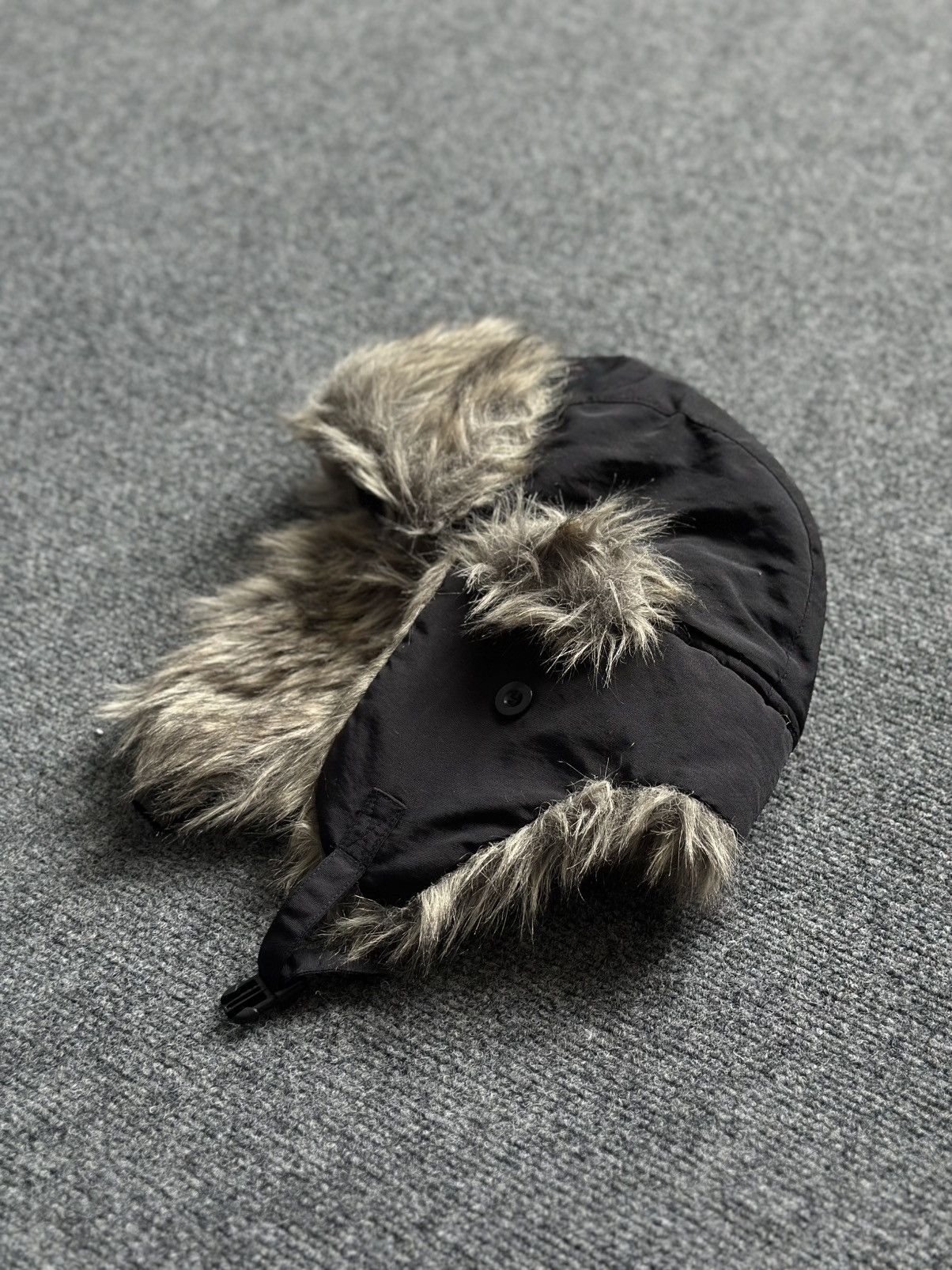 Fila VTG Japanese Style Fila Faux Fur Ushanka Cap Hat Winter One Size ONE SIZE - 7 Thumbnail