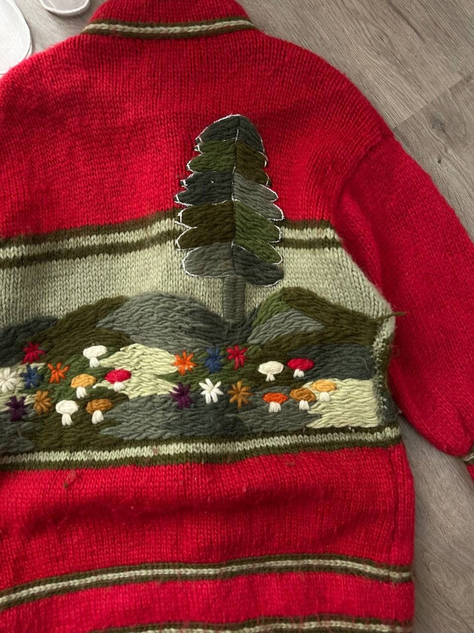 Japanese Brand × Vintage Vintage Dobsina Hand Knitted Icelandic Wool Cardigan Size US M / EU 48-50 / 2 - 16 Thumbnail
