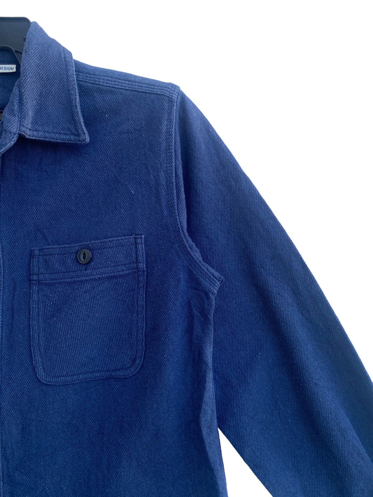 Japanese Brand Vtg 90s HOUSTON union made workwear shirts cat eye shirts Size US M / EU 48-50 / 2 - 3 Thumbnail