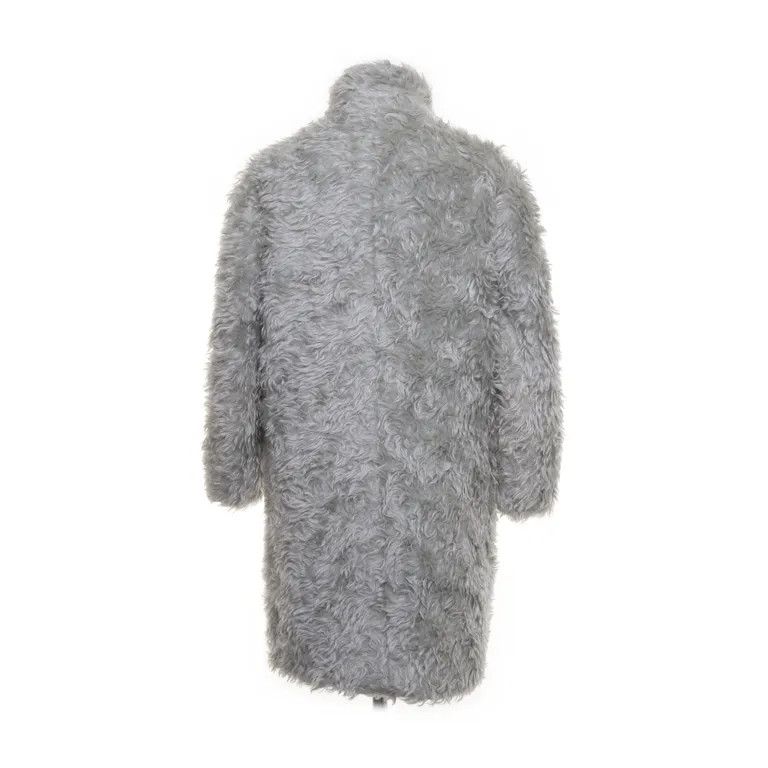 Prada F/W07 Runway Mint Green Mohair Shearling Coat Size S / US 4 / IT 40 - 4 Thumbnail