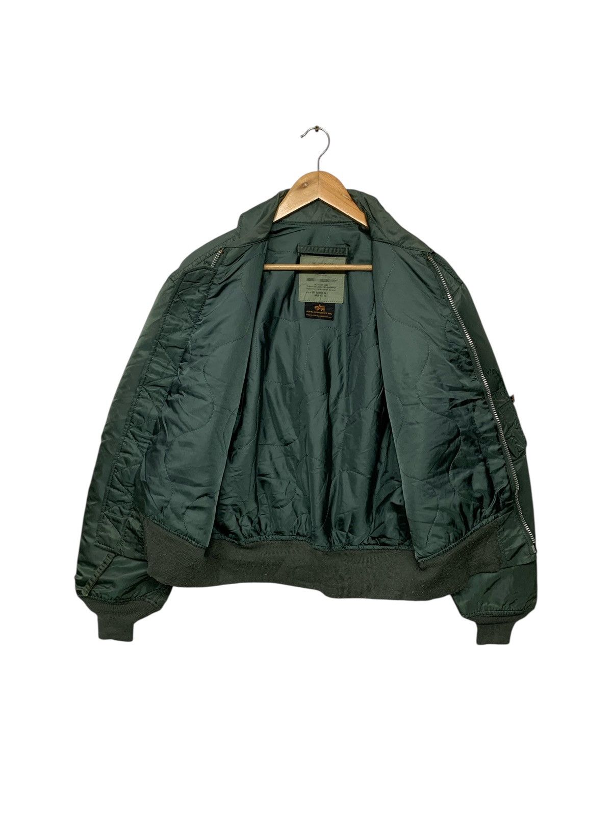 Alpha Industries Rare Vintage 90's Alpha Industries Bomber Jacket Made in USA Size US M / EU 48-50 / 2 - 3 Thumbnail