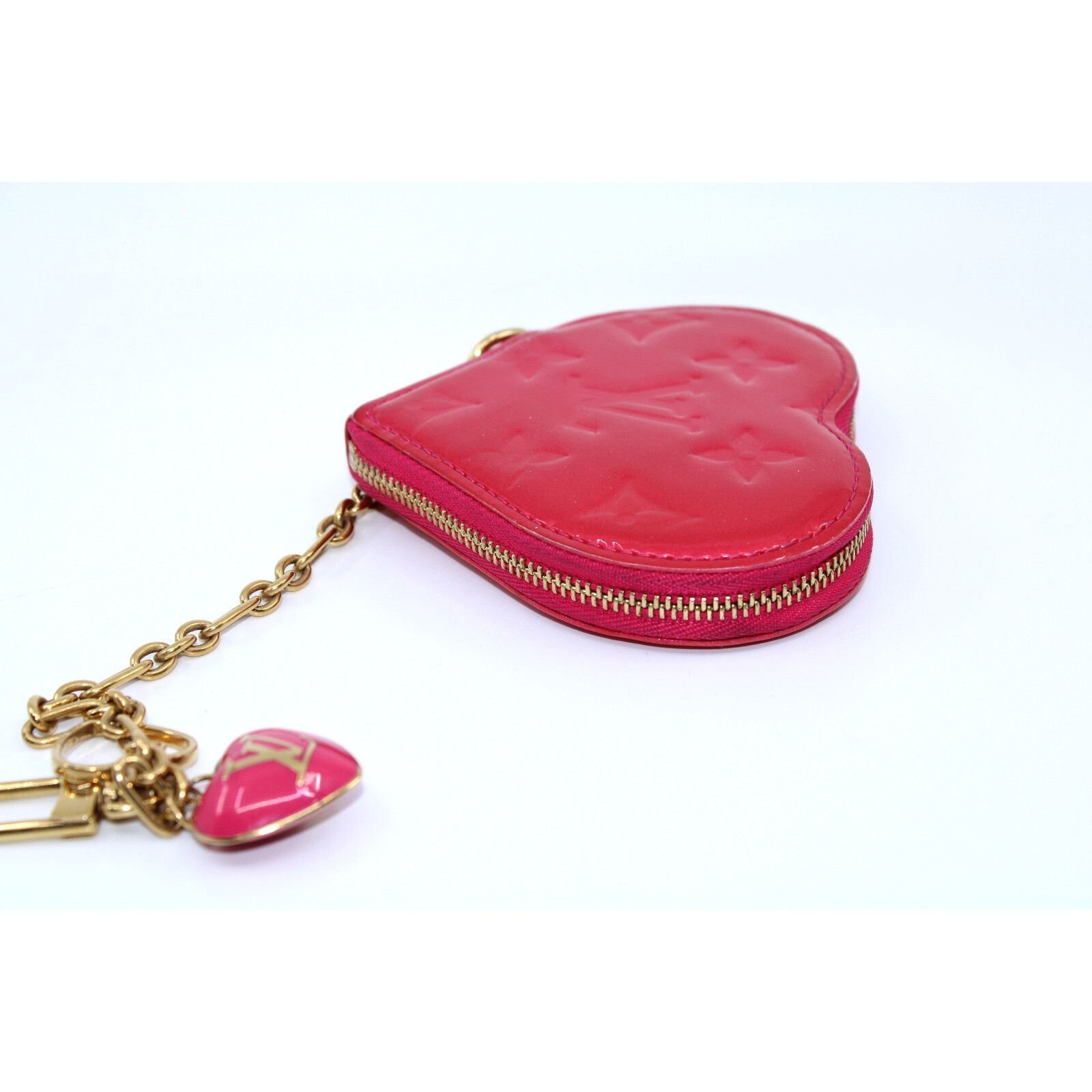 Louis Vuitton LOUIS VUITTON Porte Monet Cour M93562 Vernis Heart Coin Rose Size ONE SIZE - 3 Thumbnail