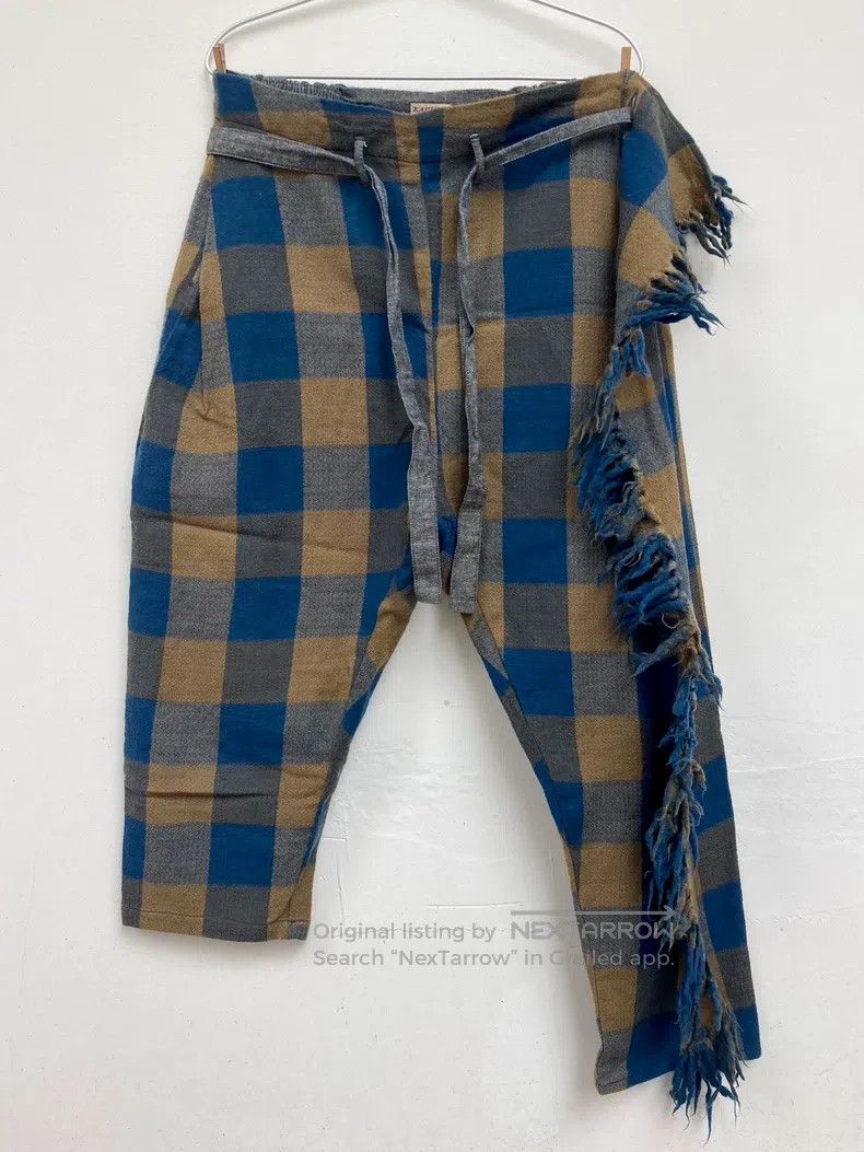 Kapital Size 0 Irregular wool trousers