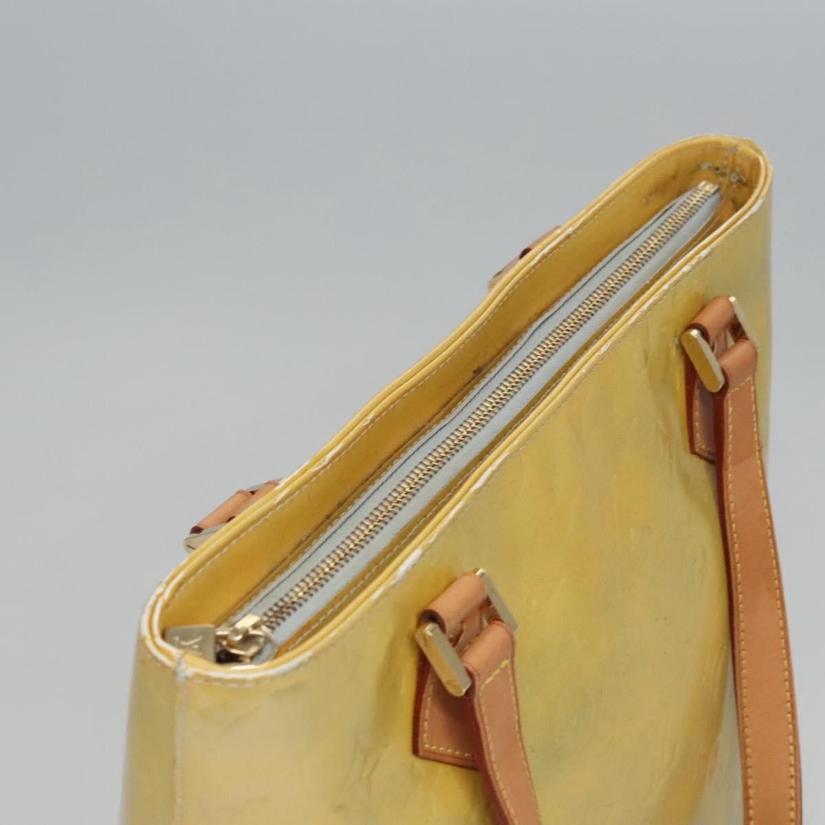 Louis Vuitton LOUIS VUITTON Monogram Vernis Houston Hand Bag Gris M91053 Size ONE SIZE - 6 Thumbnail