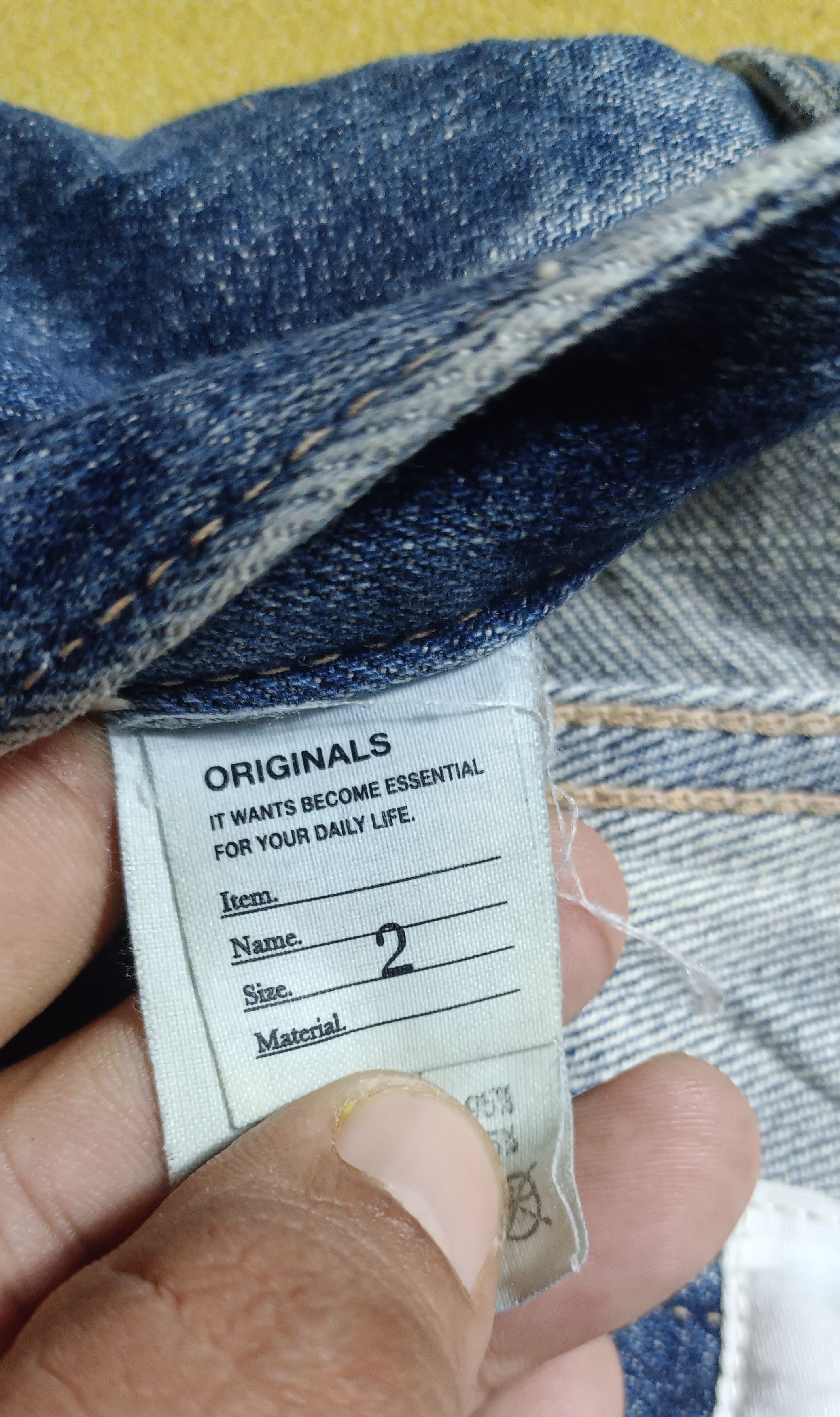 Le Grande Bleu (L.G.B.) Quadro Medio Japan Denim Jeans Size US 32 / EU 48 - 12 Thumbnail