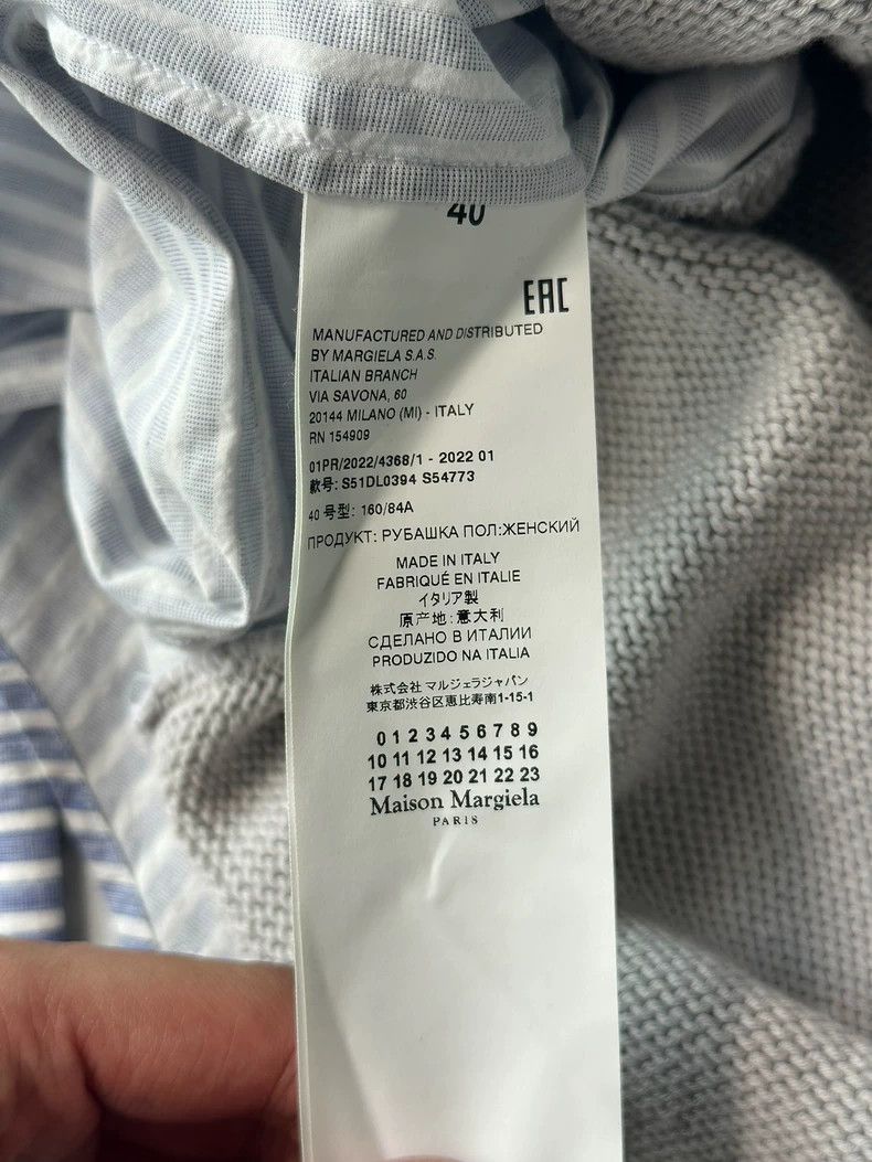 Maison Margiela Maison Margiela Fake two old shirts Size US XXS / EU 40 - 2 Thumbnail