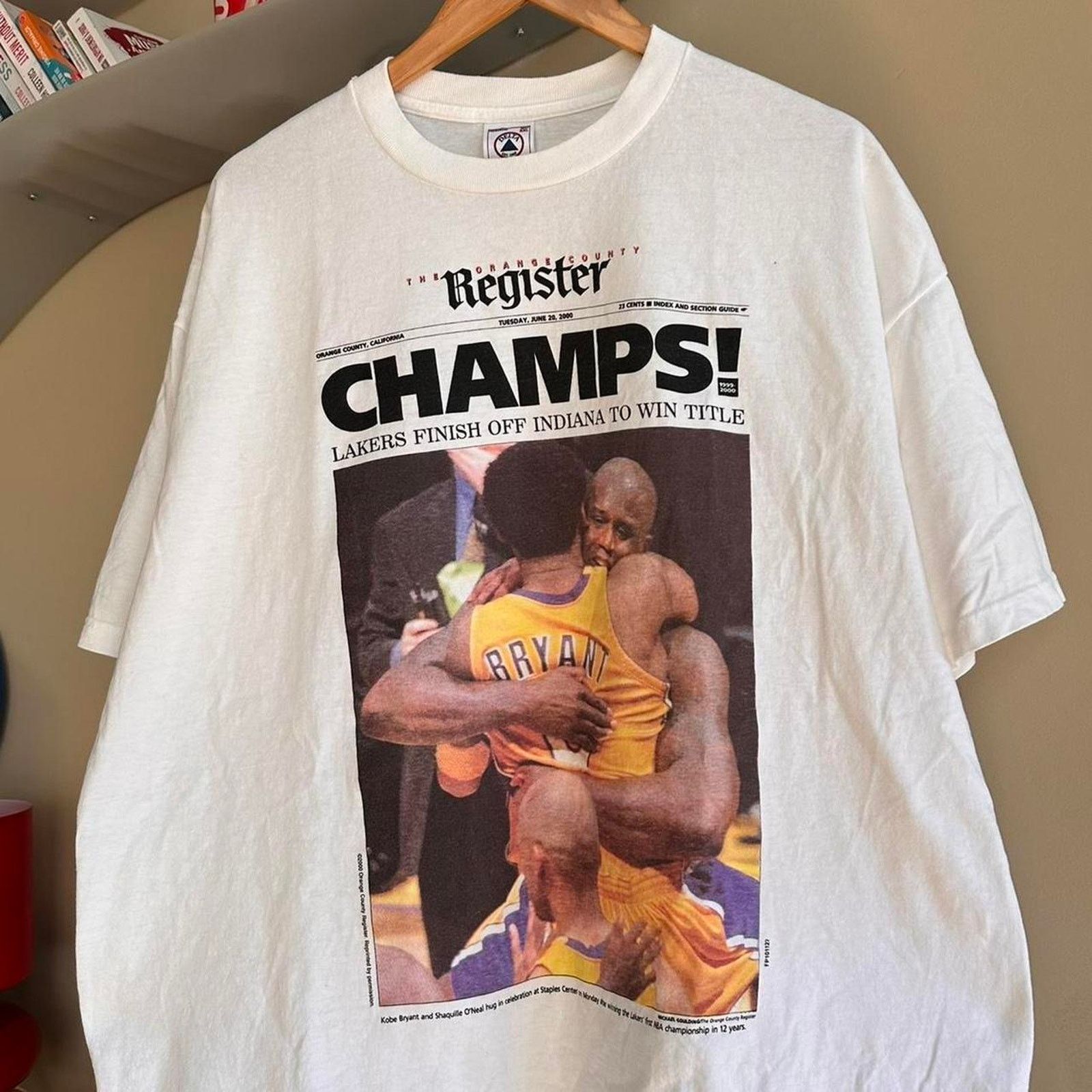 NBA × Vintage Vintage Los Angeles Lakers Kobe Bryant Shirt Size US XXL / EU 58 / 5 - 2 Thumbnail