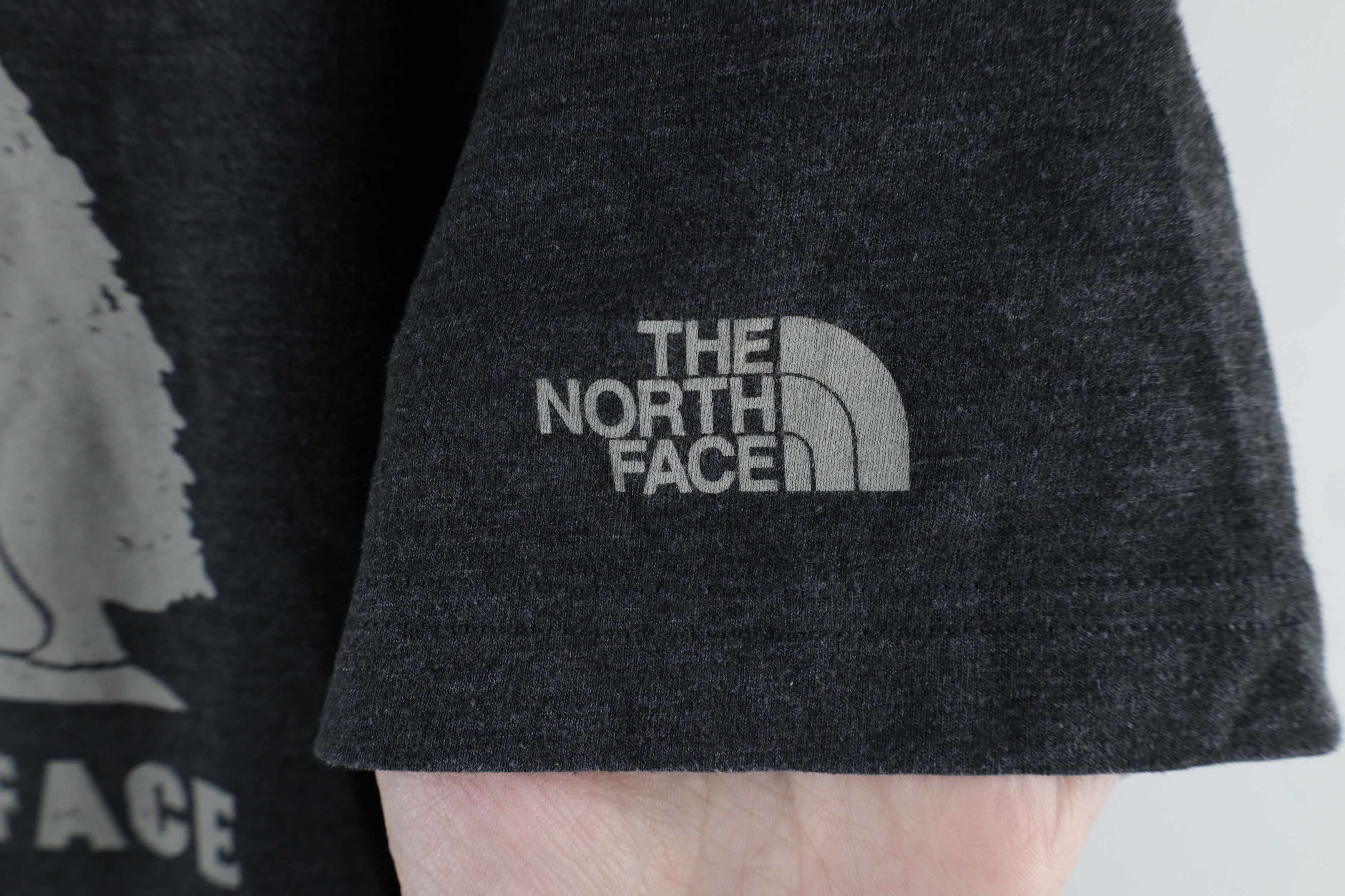 The North Face × Vintage The North Face Out Bear Short Sleeve T-Shirt Jersey Knit Size US XL / EU 56 / 4 - 4 Thumbnail