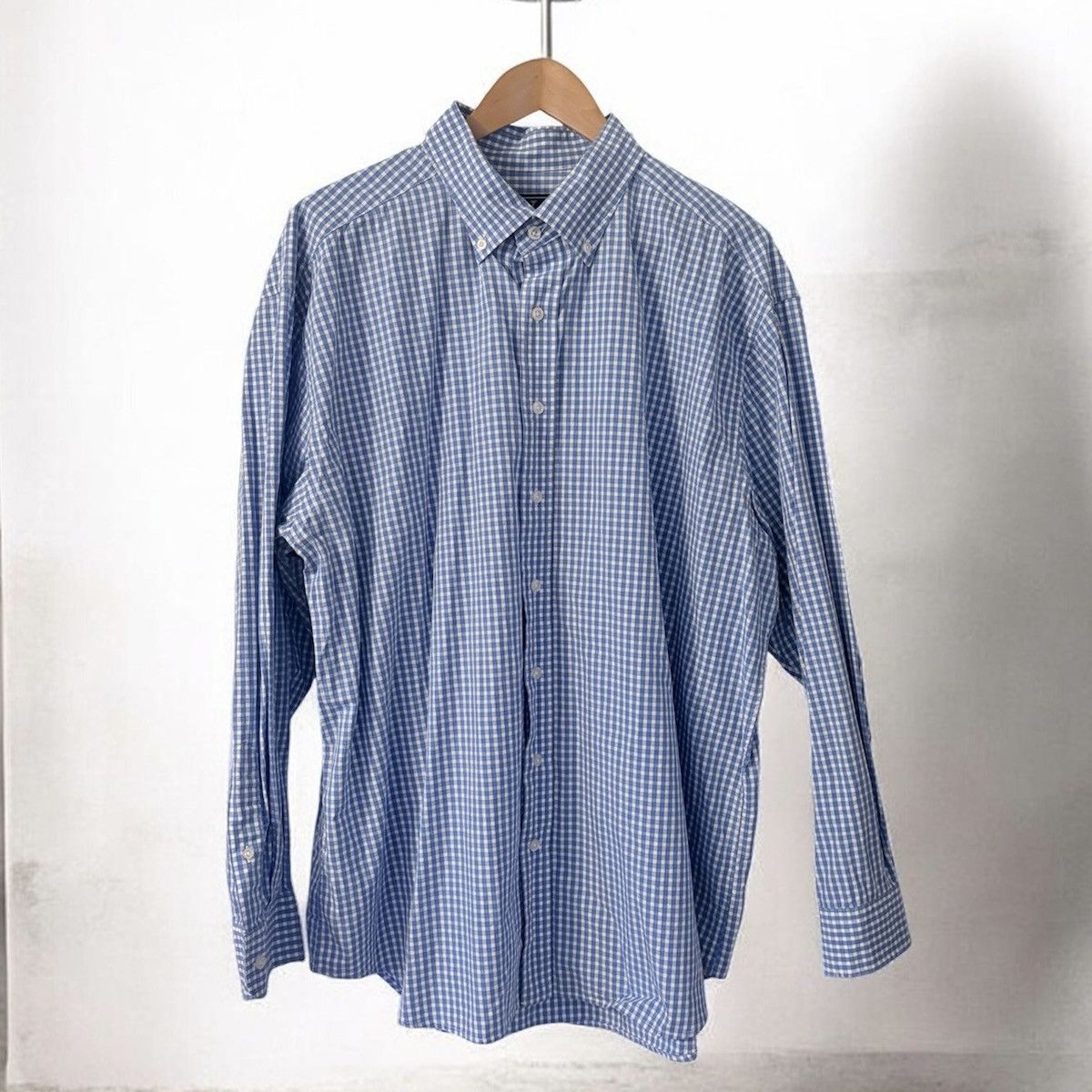 Vineyard Vines Vineyard Vines Blue Gingham Button-Down Whale Shirt Size US XXL / EU 58 / 5 - 1 Thumbnail