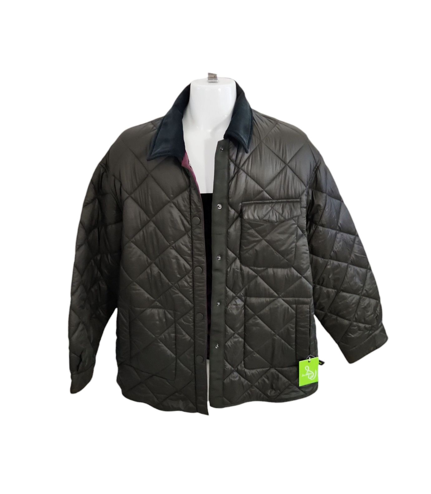 Sam Edelman Sam Edelman Quilted Reversible Snap on jacket Women Size XL Size XL / US 12-14 / IT 48-50 - 2 Thumbnail