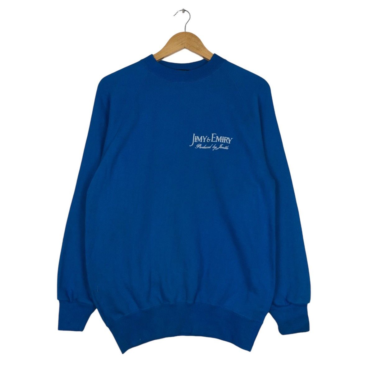 Vintage Vintage Emiry & Jimmy Sweatshirt Blue Small Size US S / EU 44-46 / 1 - 1 Thumbnail