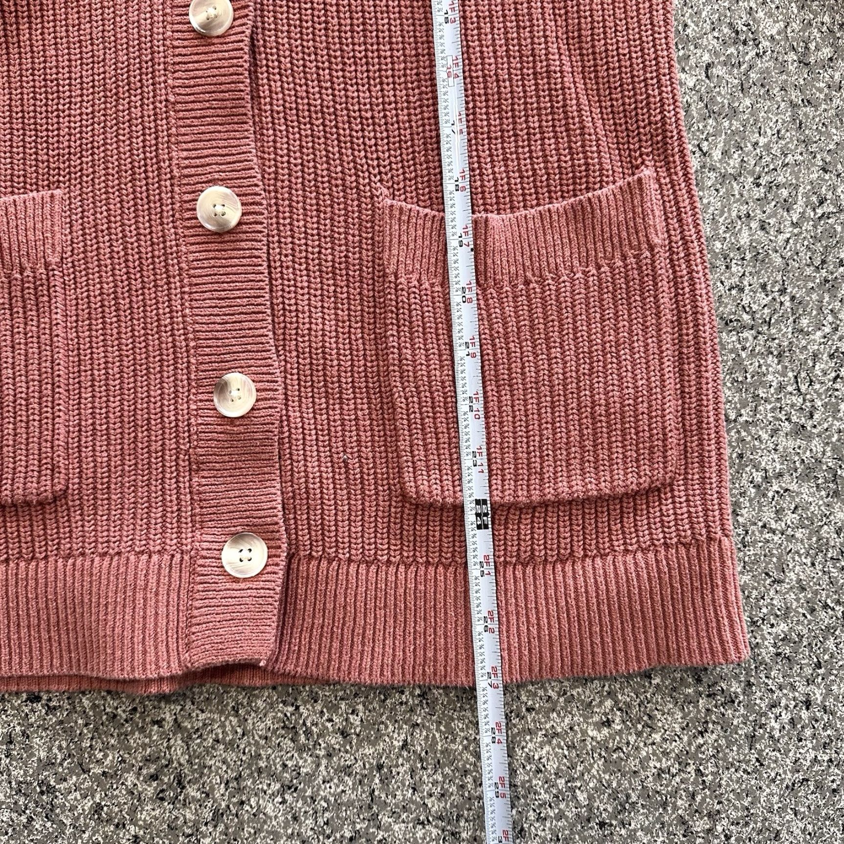 Loft Loft Cardigan Sweater Womens S Button Up Front Knit Red Size S / US 4 / IT 40 - 5 Thumbnail