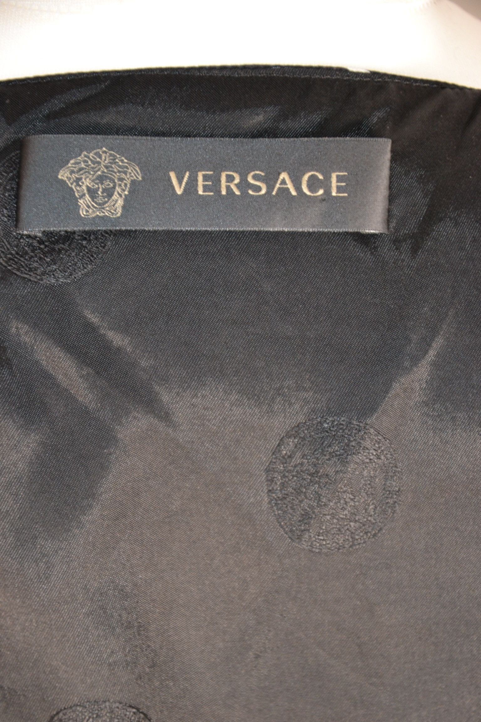 Versace GIANNI VERSACE Medusa Mini Dress 44 Silk Vintage Rare Size M / US 6-8 / IT 42-44 - 7 Thumbnail