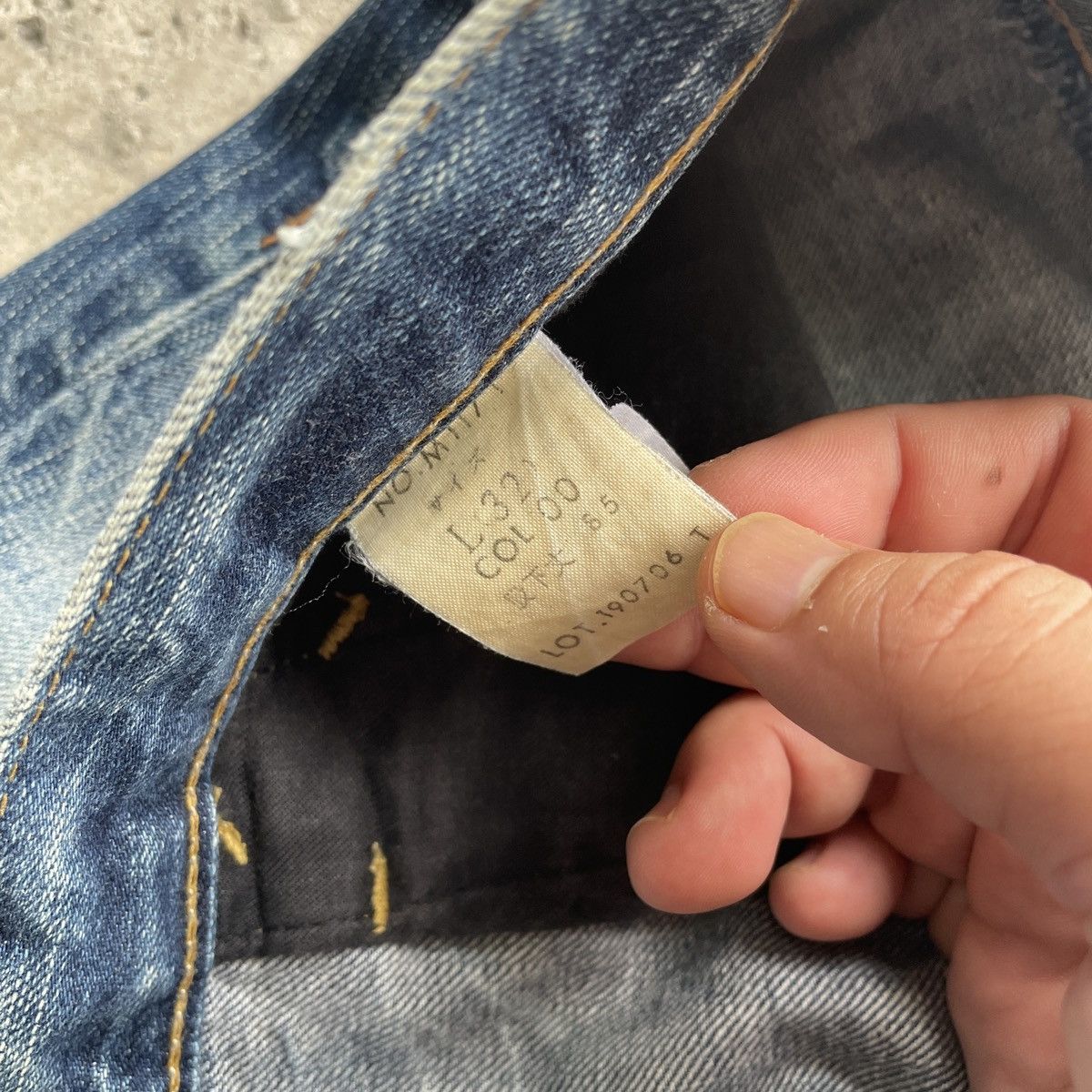 Japanese Brand × Jean × Vintage Vintage Japan Distressed Faded Jeans Denim Pants Rare Size US 31 - 9 Thumbnail