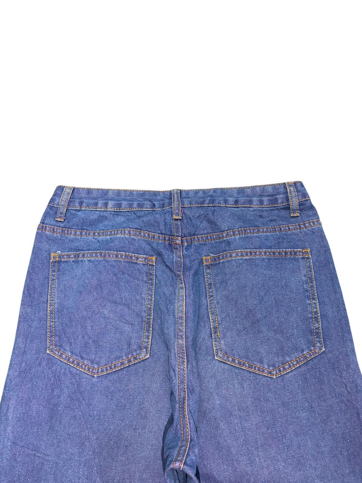 Acne Studios Vintage Japanese Brand Ultra Wide Distress Baggy Jeans Size 29" - 4 Thumbnail