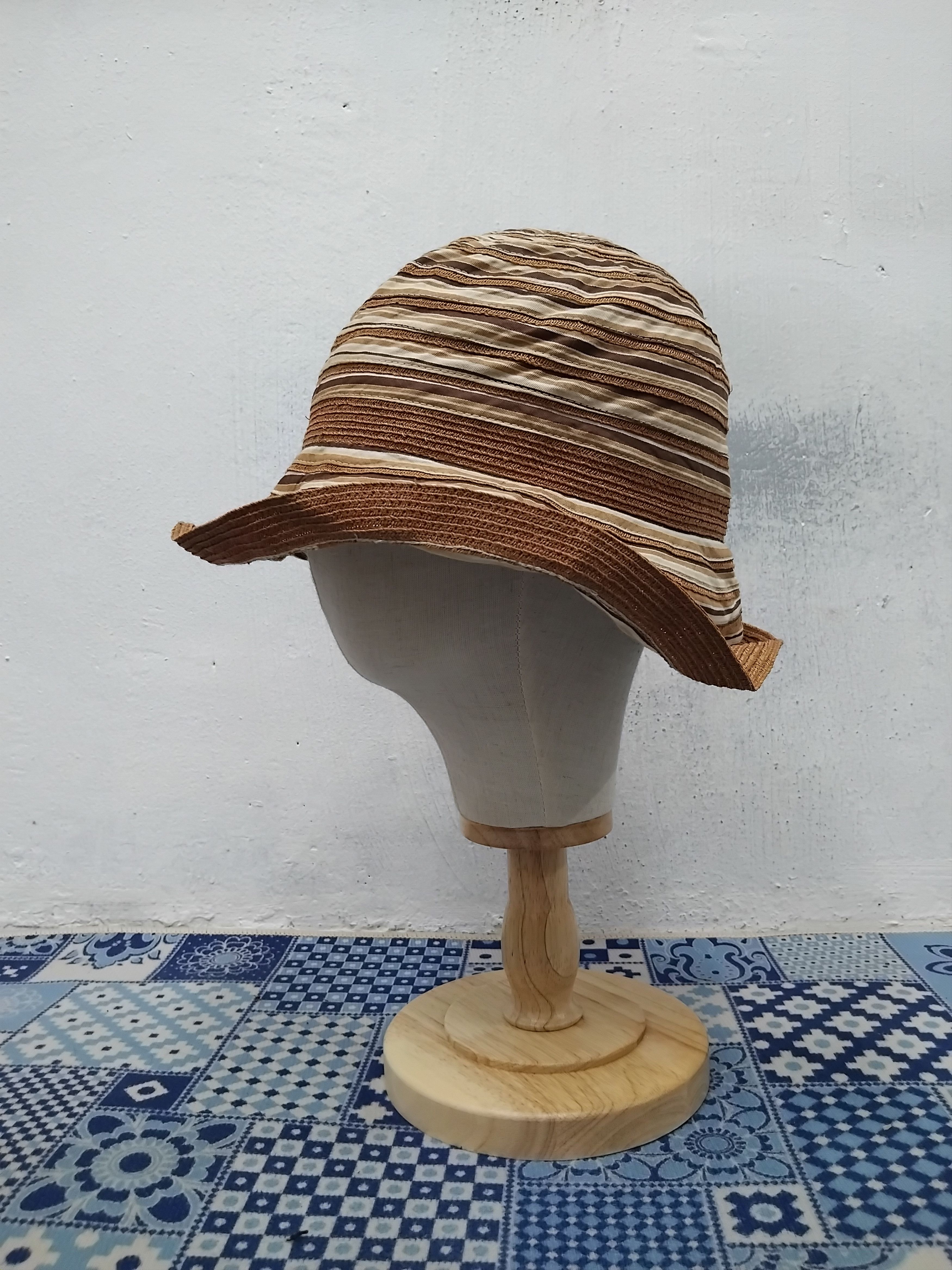 Japanese Brand Stripe Japanese style old school hat Size ONE SIZE - 6 Thumbnail